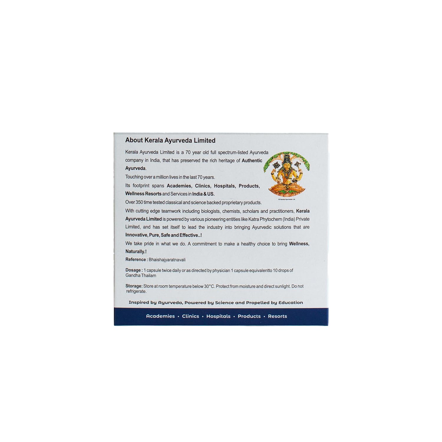 Kerala Ayurveda Gandha Thailam Capsule – view 2