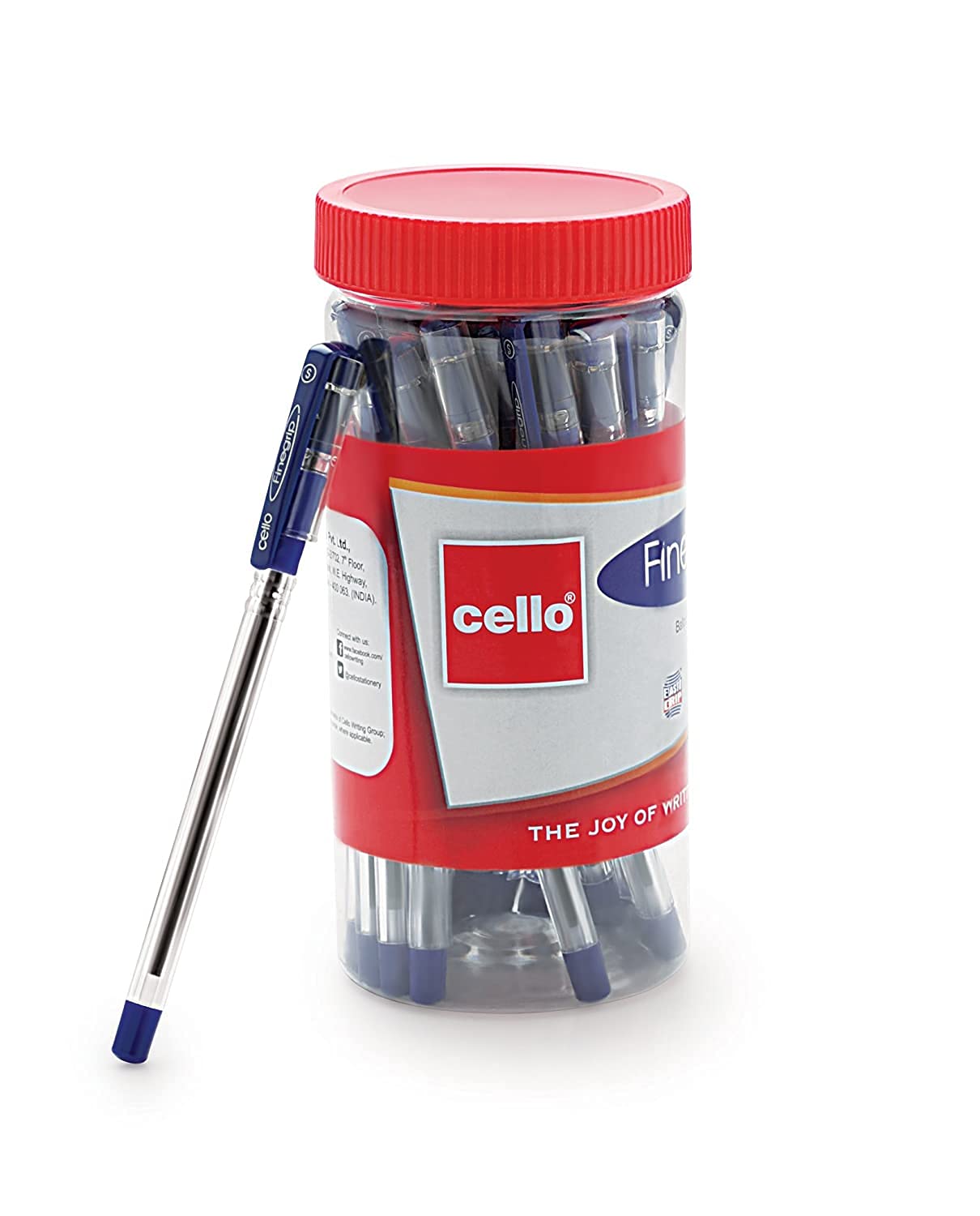 Cello Finegrip Ball Pen Set - Pack of 25 (Blue) – view 6