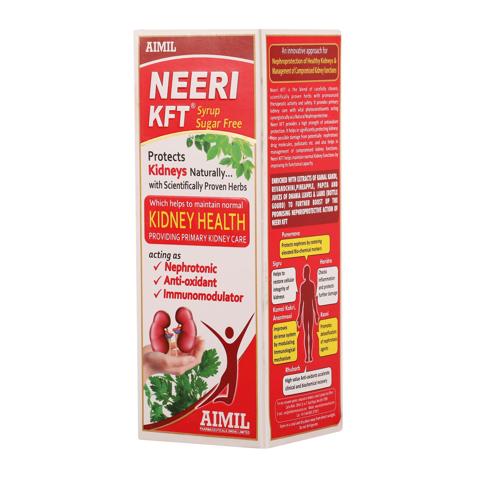 AIMIL Neeri KFT Syrup Sugar Free - 200ml – view 3