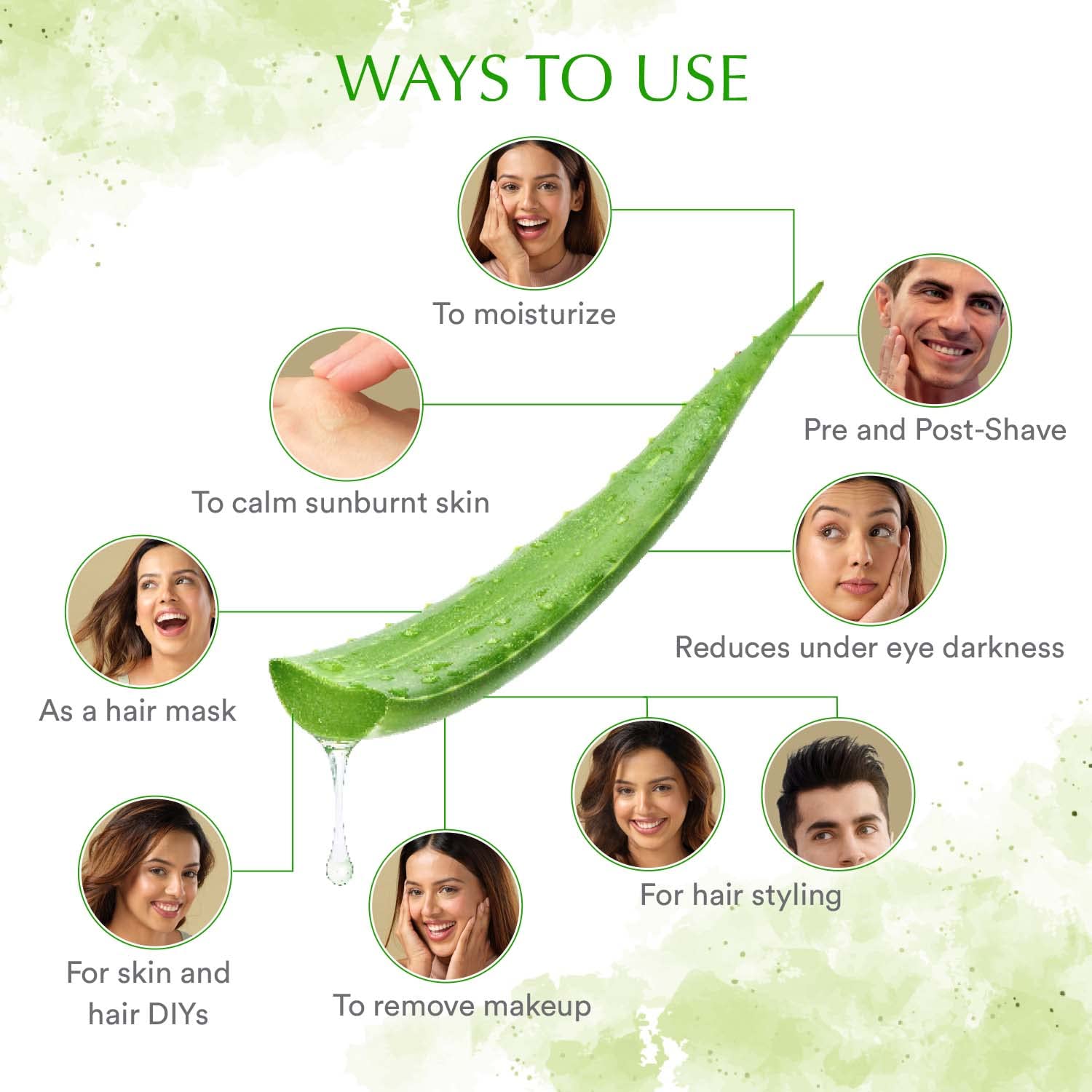 WOW Skin Science Aloe Vera Multipurpose Beauty Gel for Skin and Hair, 250 ml – view 5