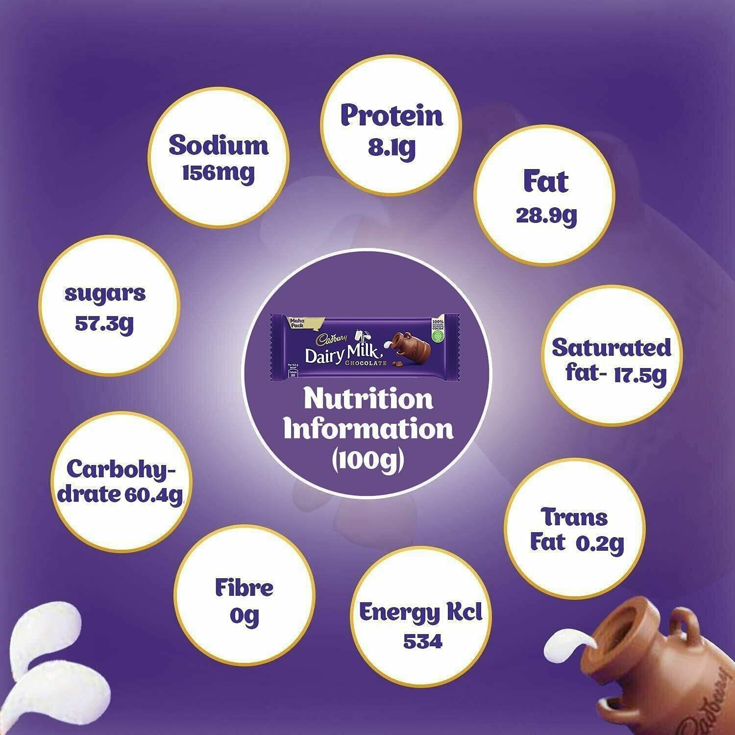 Cadbury Dairy Milk Chocolate Bar, 15 X 55 G Maha Pack – view 6