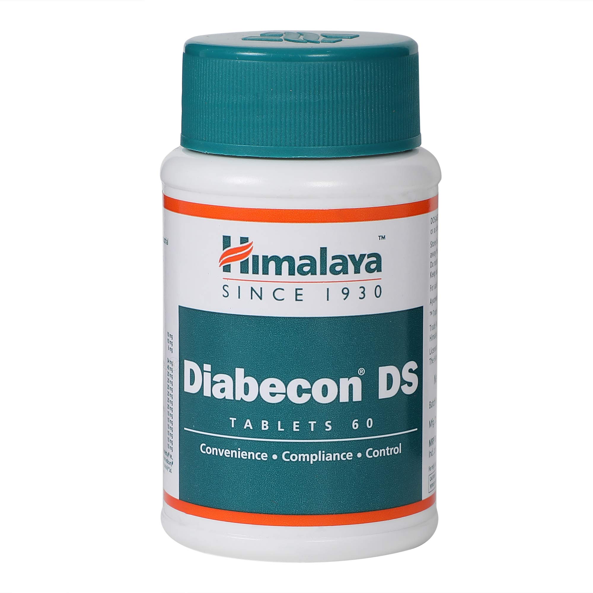 Himalaya Diabecon DS 60-count tablet bottle front view
