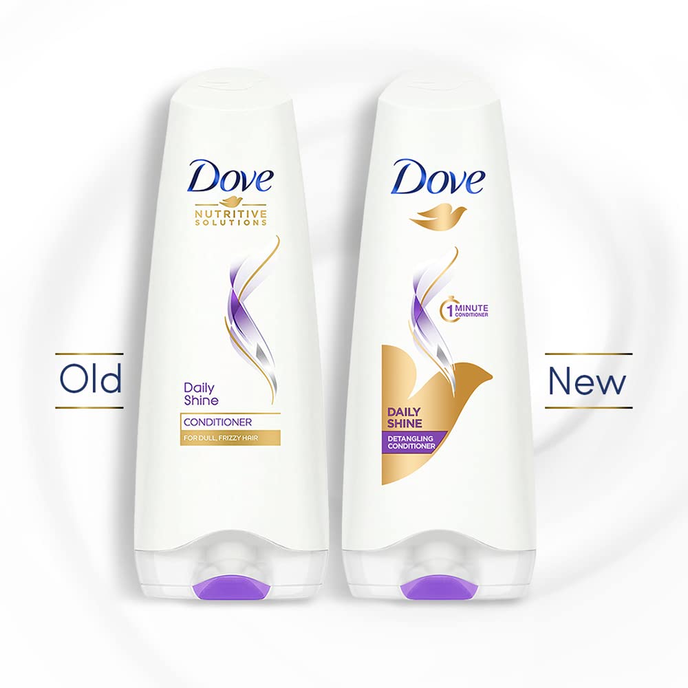 Dove Daily Shine Conditioner For All Hair Type, 335ml (Fresh) – view 2