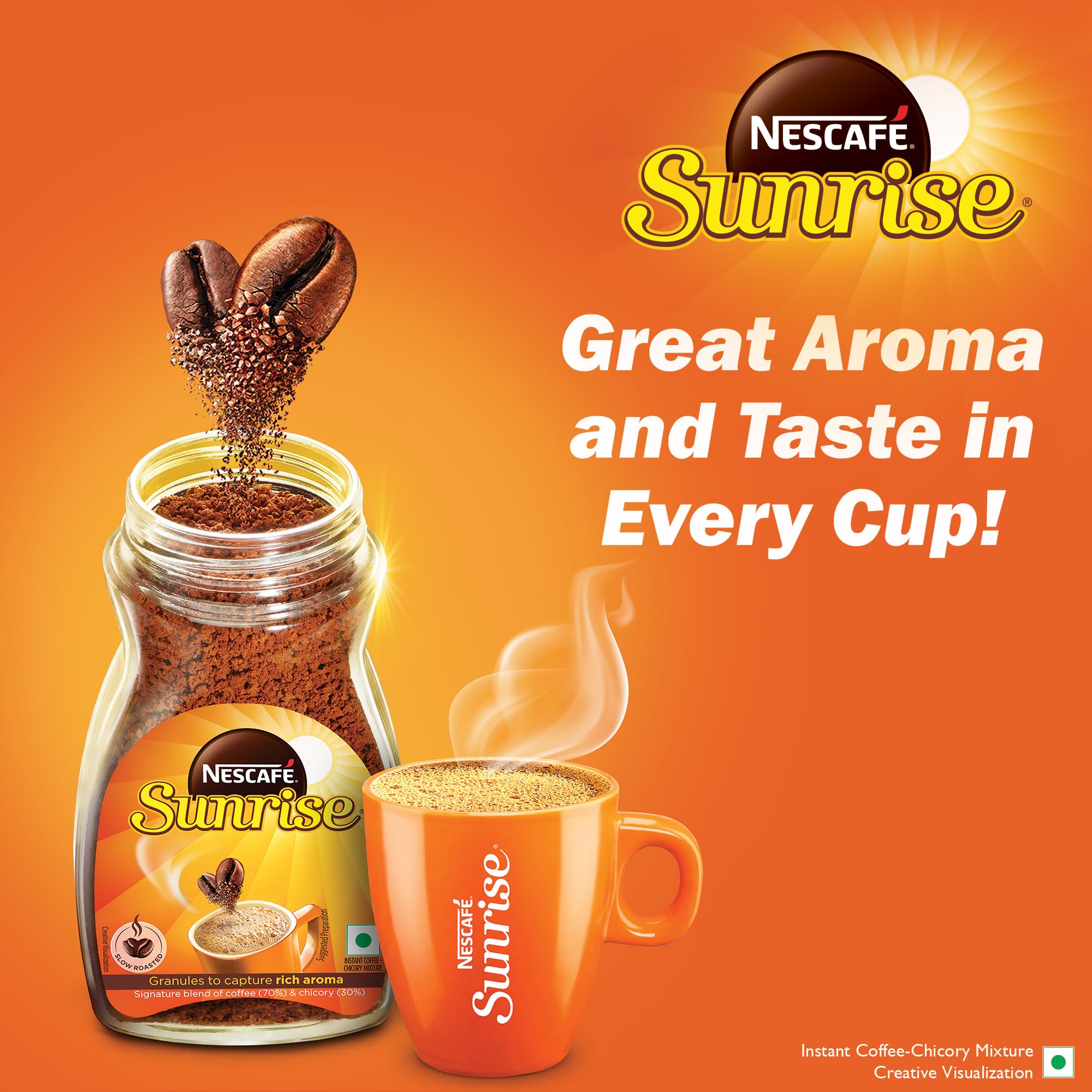NESCAFE SUNRISE Instant Coffee Powder Pouch – view 4