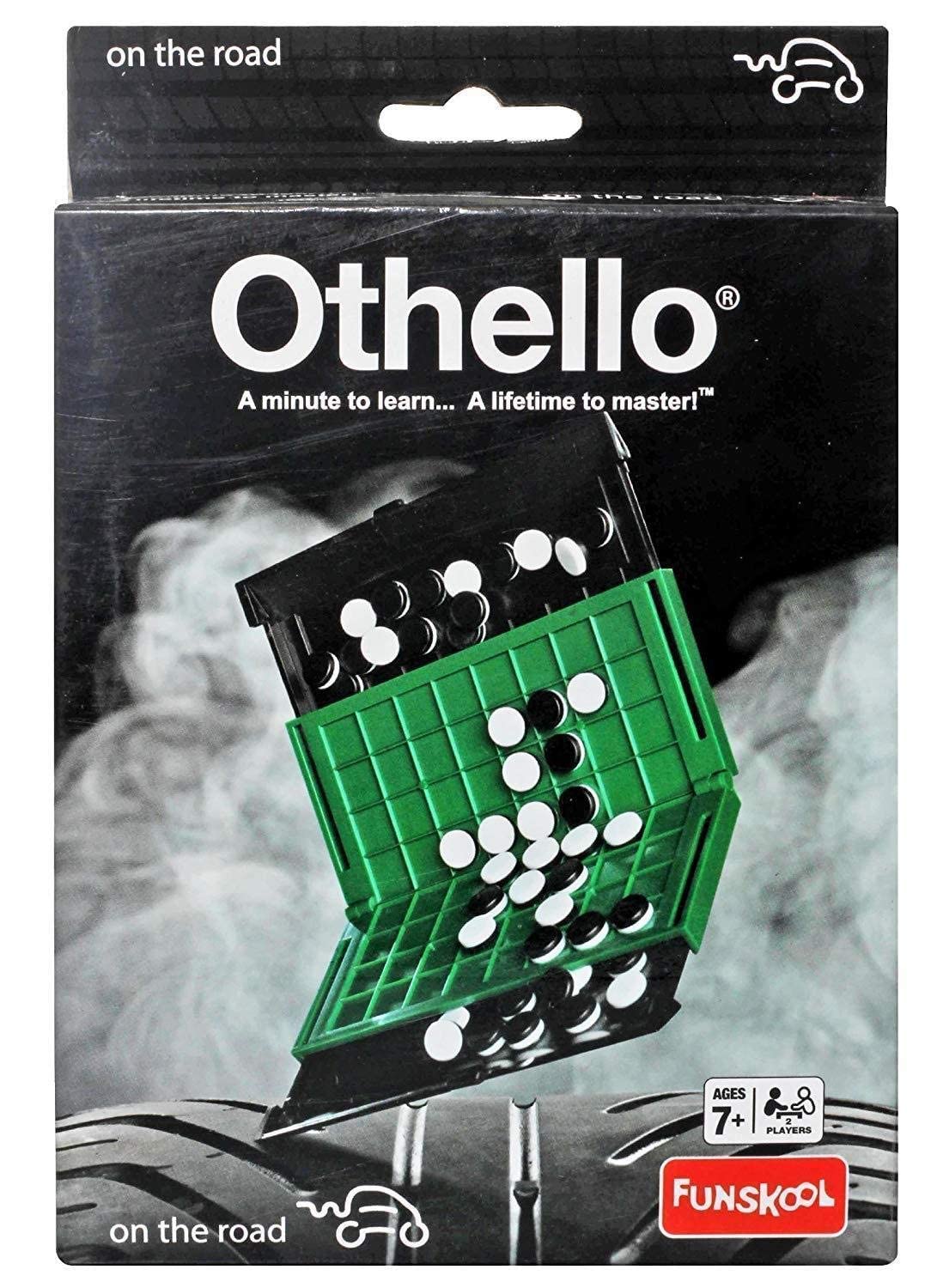 Funskool Games - Travel Othello, Strategy Game, Kids, Adults & Family, 2 Players, 8 & Above,Multicolor