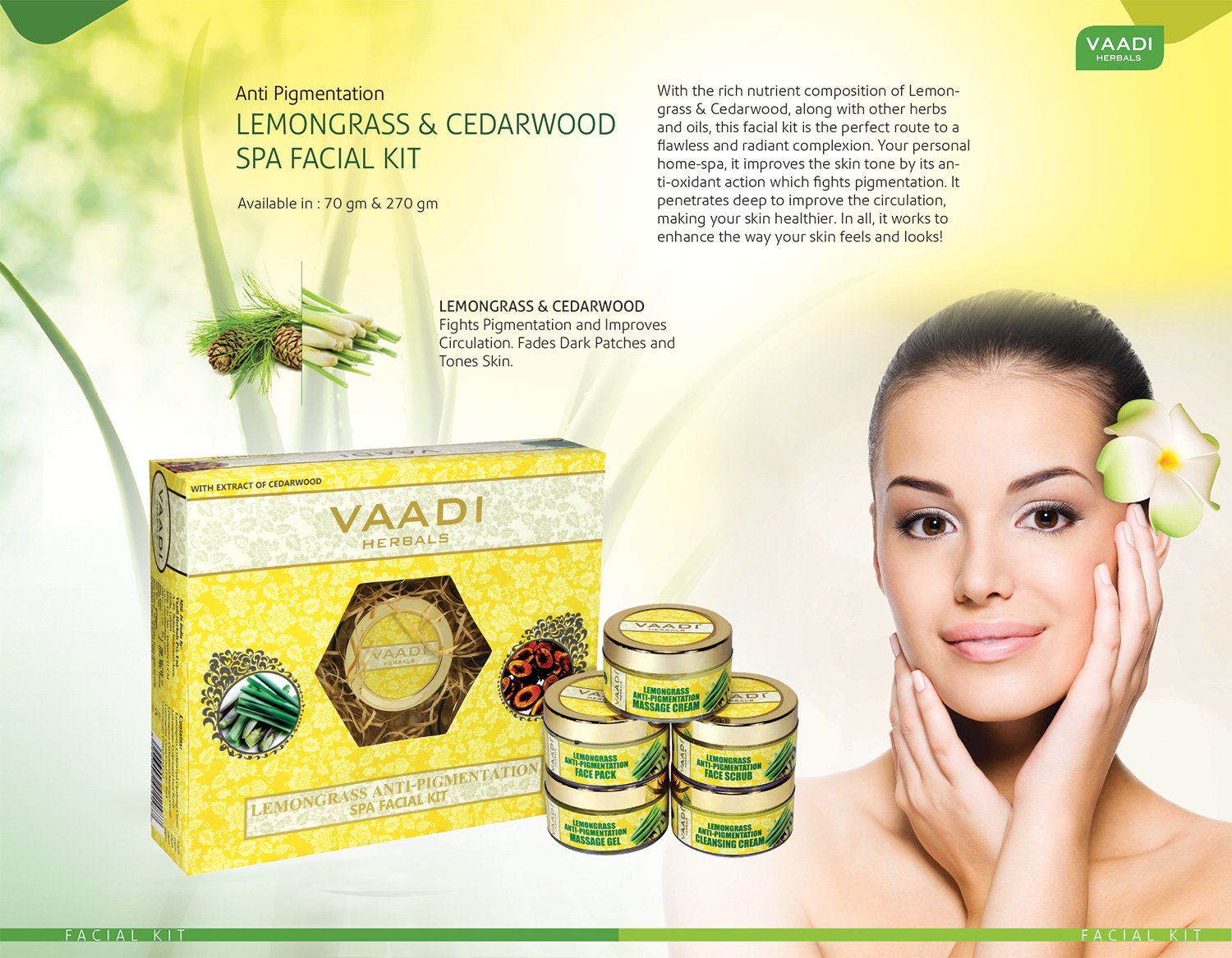 Vaadi Herbals Face and Body Scrub, Walnut and Apricot, 500g – view 9