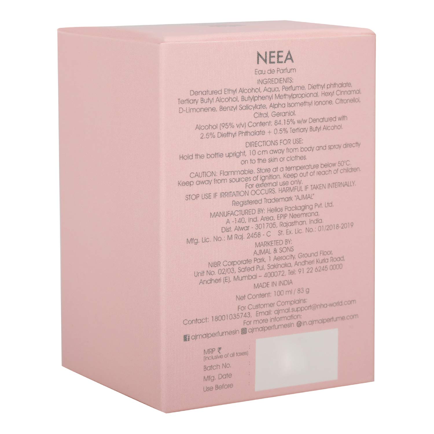 Ajmal Neea Eau De Perfume Floral Perfume, 100 ml – view 6