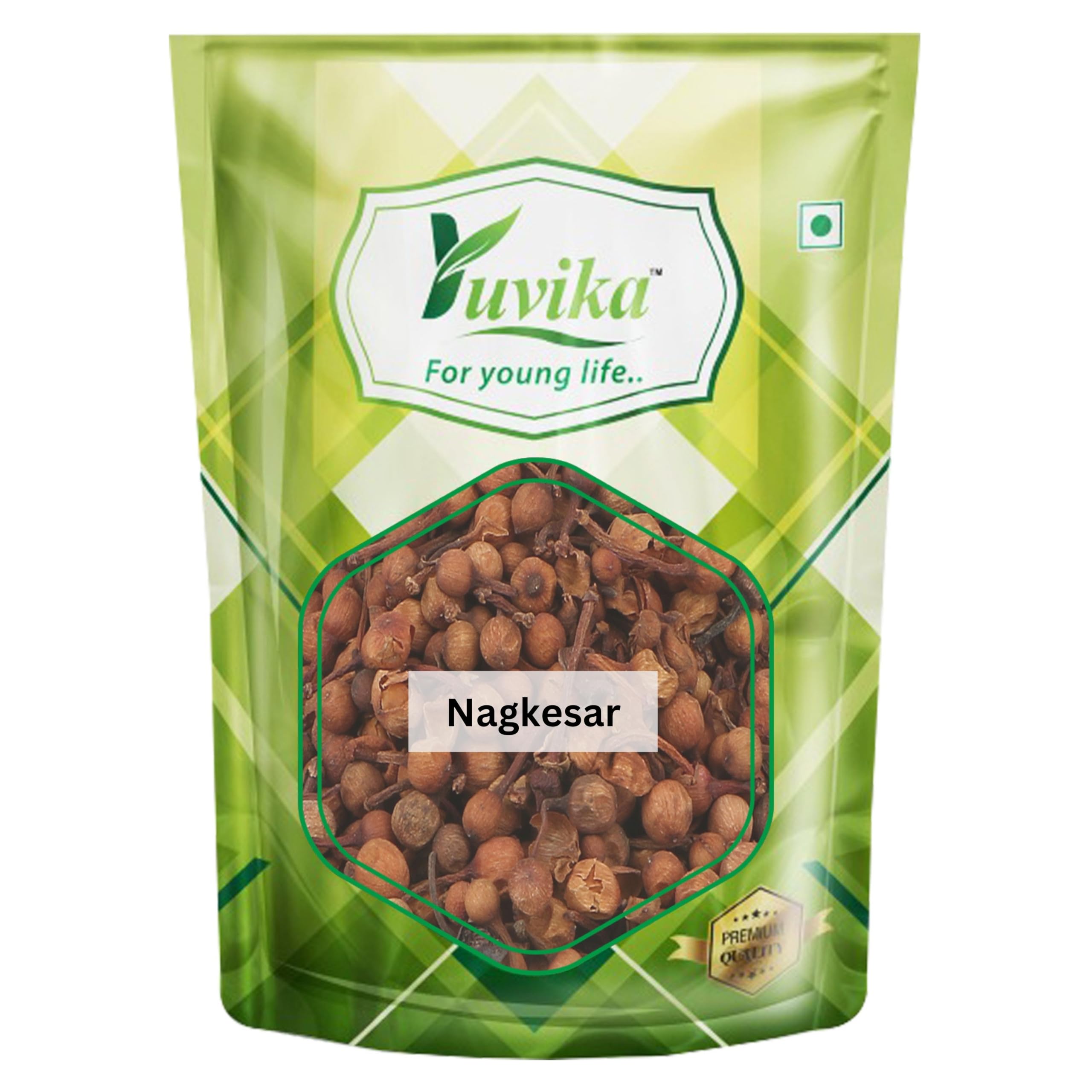 Yuvika Nagkesar herbal seeds in a 100 gram bag