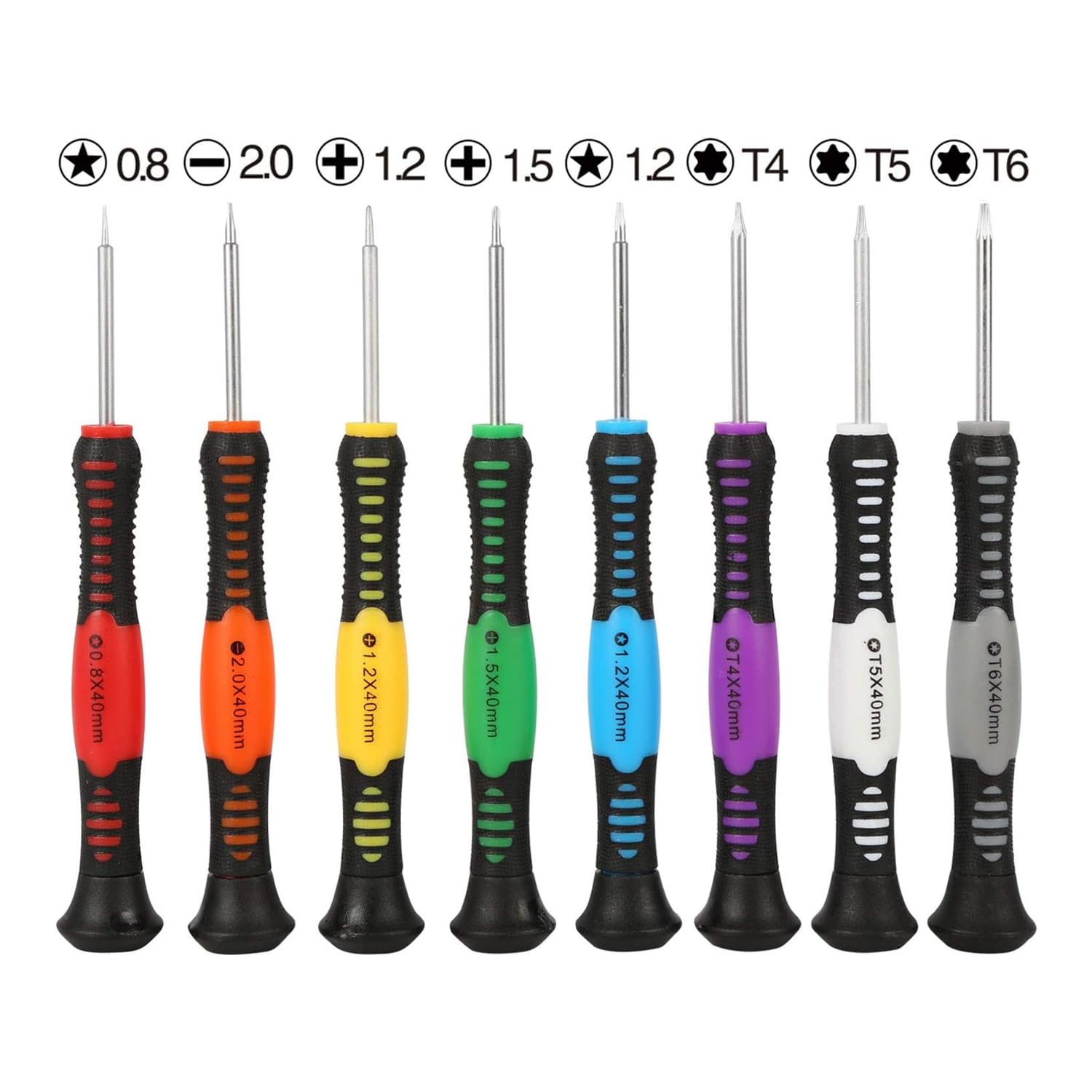 Spartan Screwdriver Set - 8Screwdrivers Includes Torx, Phillips 1.5 & 1.2, Flathead 2.0, Tri-Point 0.6 and 2Triangle Paddles, 2Mount Bars, 1Graver, 1Scraper, 2Tweezers (Spa-16Pcskit) – view 5