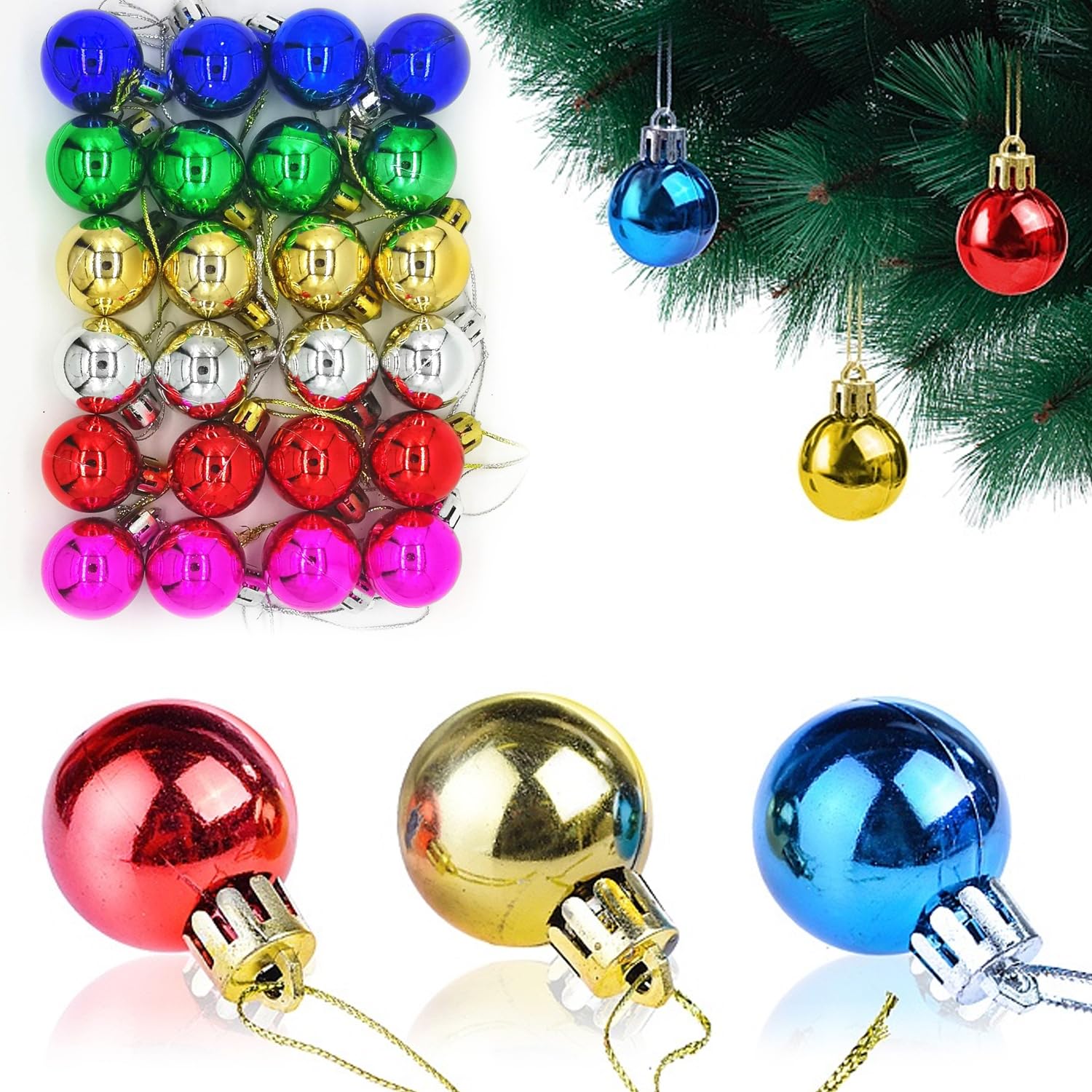 Party Propz Christmas Decorations - 24 Pcs, Christmas Ornaments – view 9
