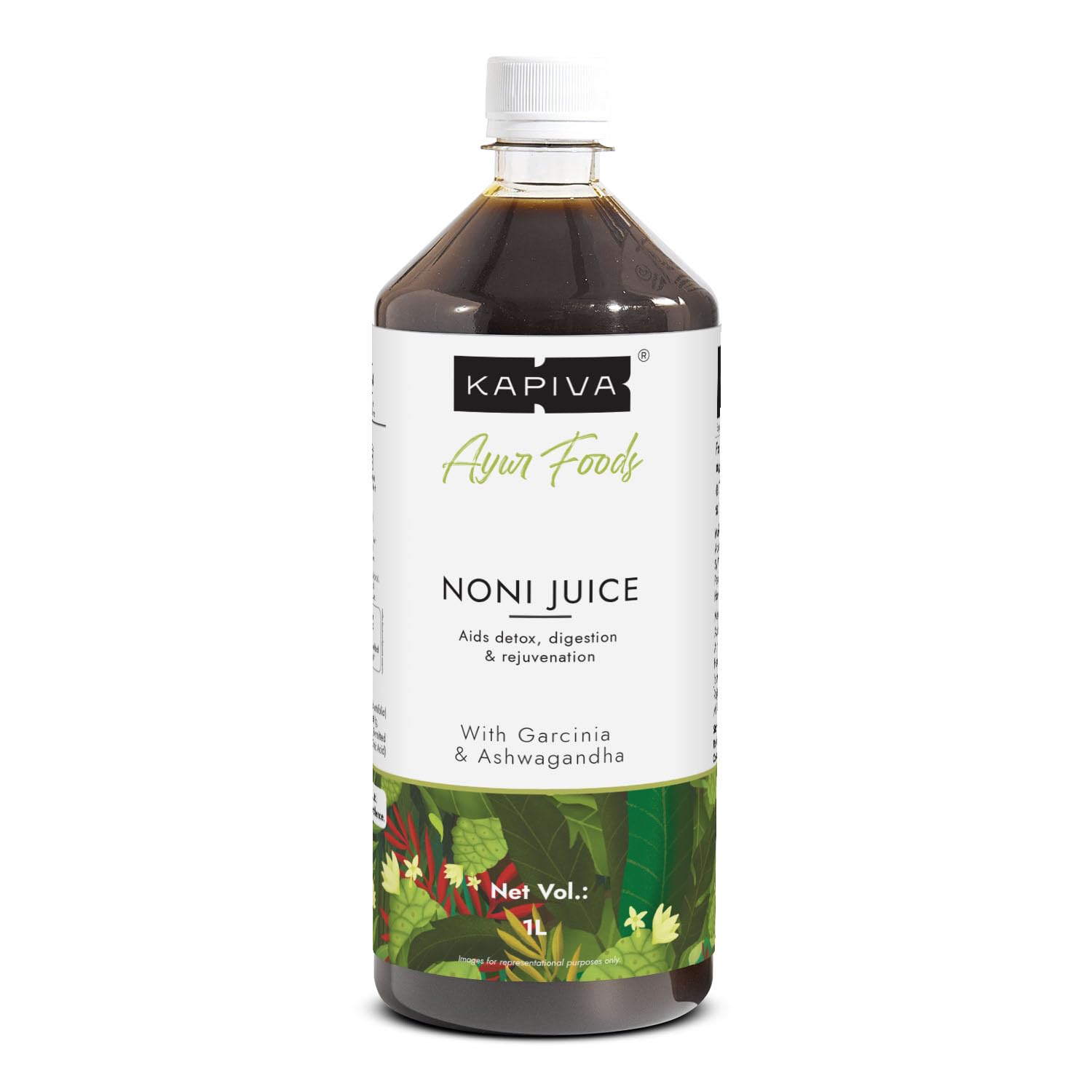 Kapiva Noni Juice (1L) - Rich in Antioxidants, Boosts Energy, Builds Immunity, Natural Detoxifier – view 2