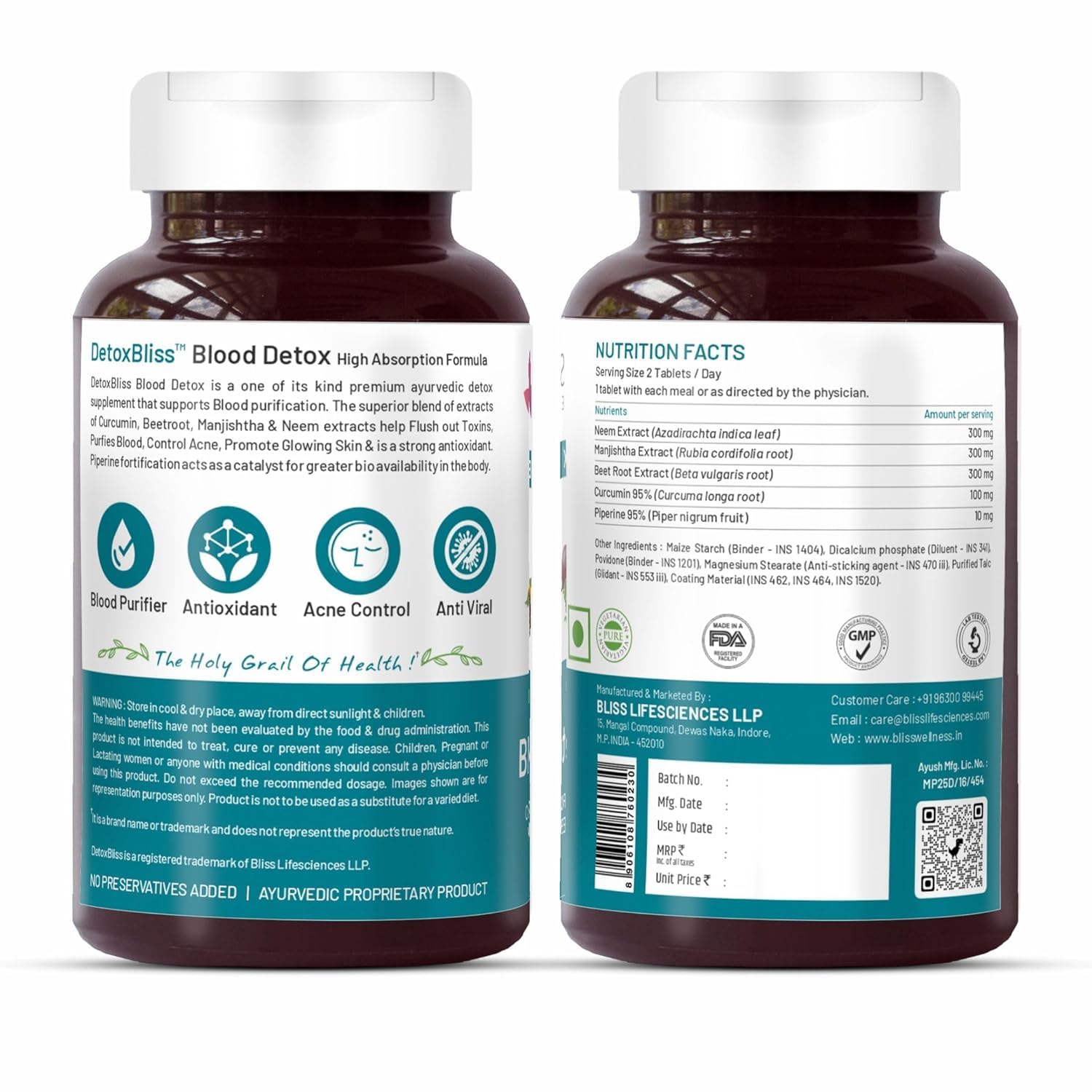 Bliss Welness Blood Detox – view 2
