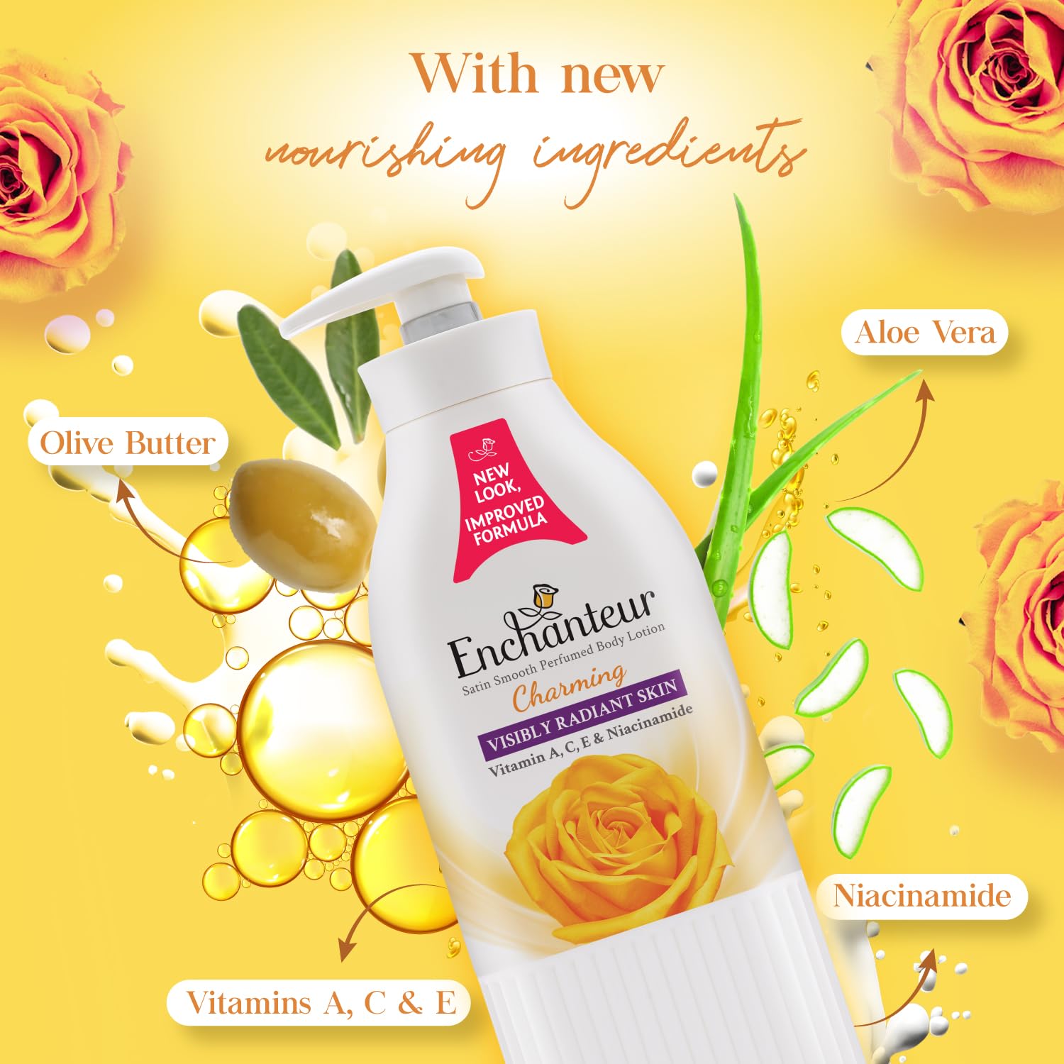 Enchanteur Charming Perfumed Body Lotion with Aloe Vera & Olive Butter for Satin Smooth Skin – view 6