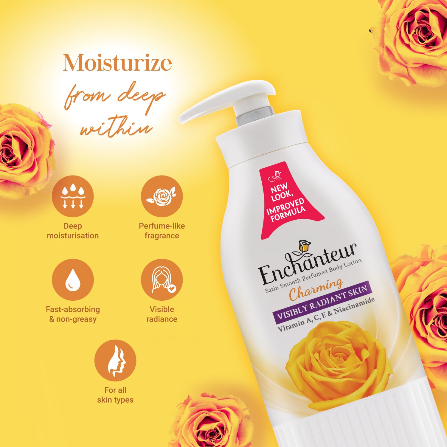 Enchanteur Charming Perfumed Body Lotion with Aloe Vera & Olive Butter for Satin Smooth Skin – view 7