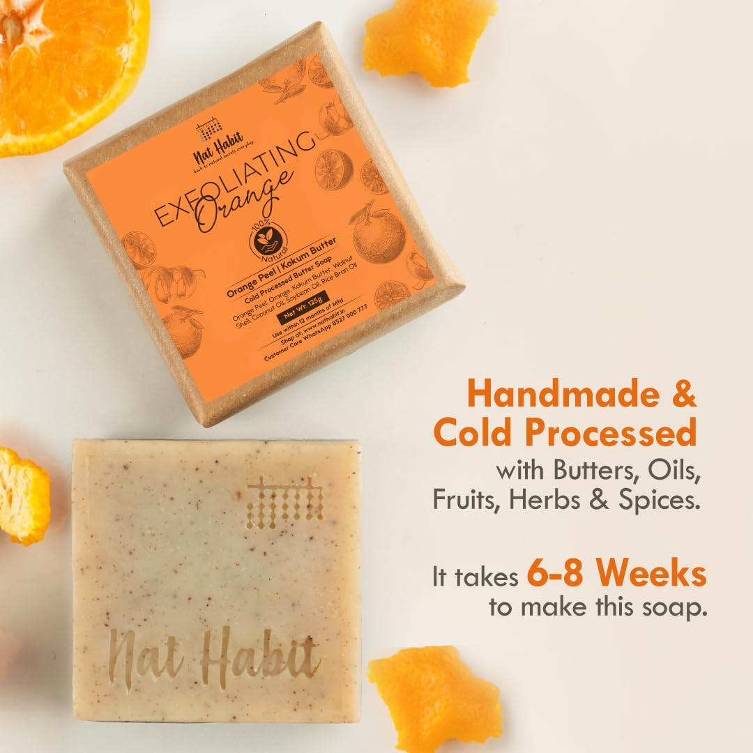 Nat Habit Orange & Sandalwood De-Tan Bath Soap Combo – view 2