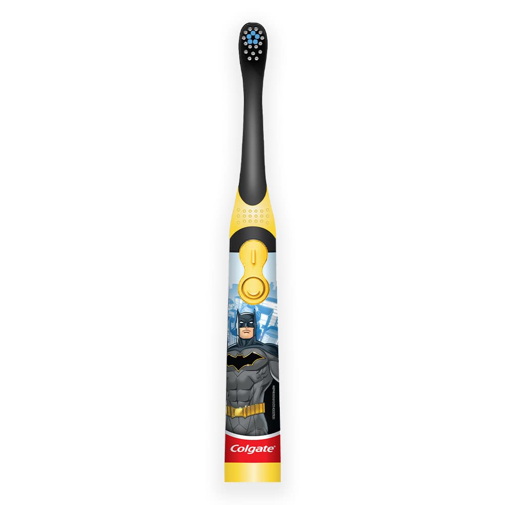 Colgate Kids Minions Battery Powered Toothbrush & Colgate Batman Toothbrush for kids, Battery Powered Electric Toothbrush – view 5