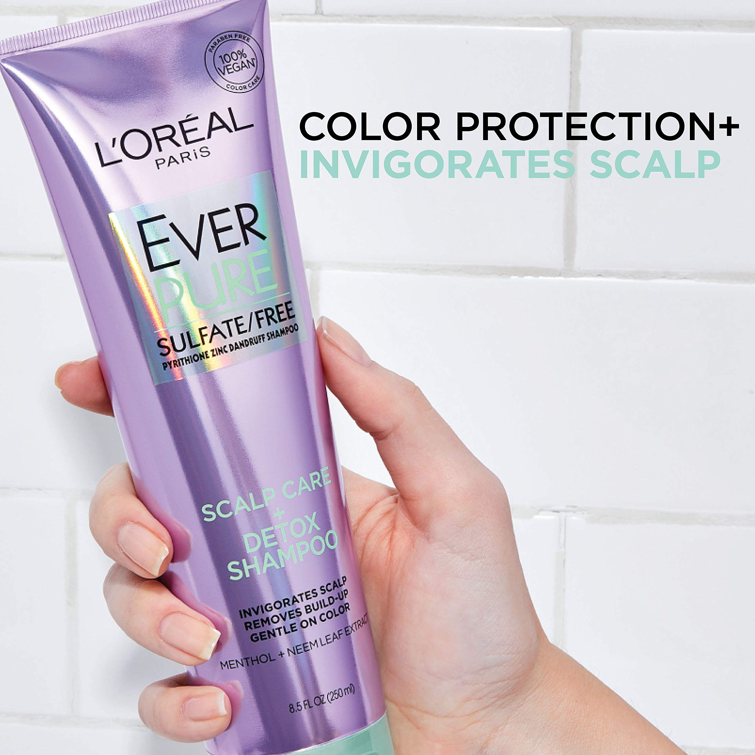LOreal Ever Pure Scalp Care+Detox Shampoo 250ml – view 3