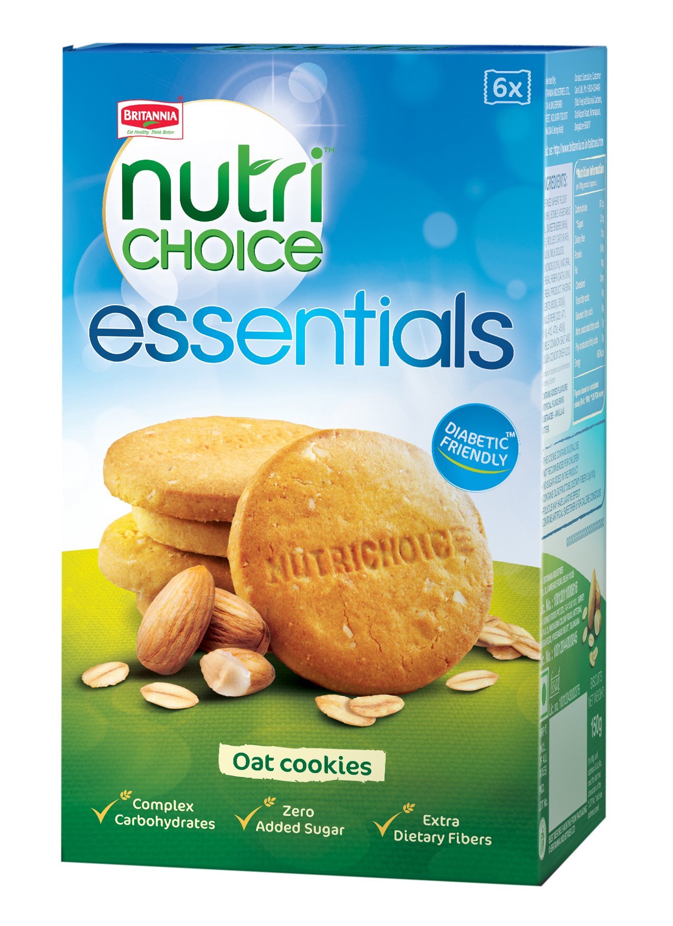 NutriChoice Essentials Oats, 150 Grams, Oatmeal – view 2