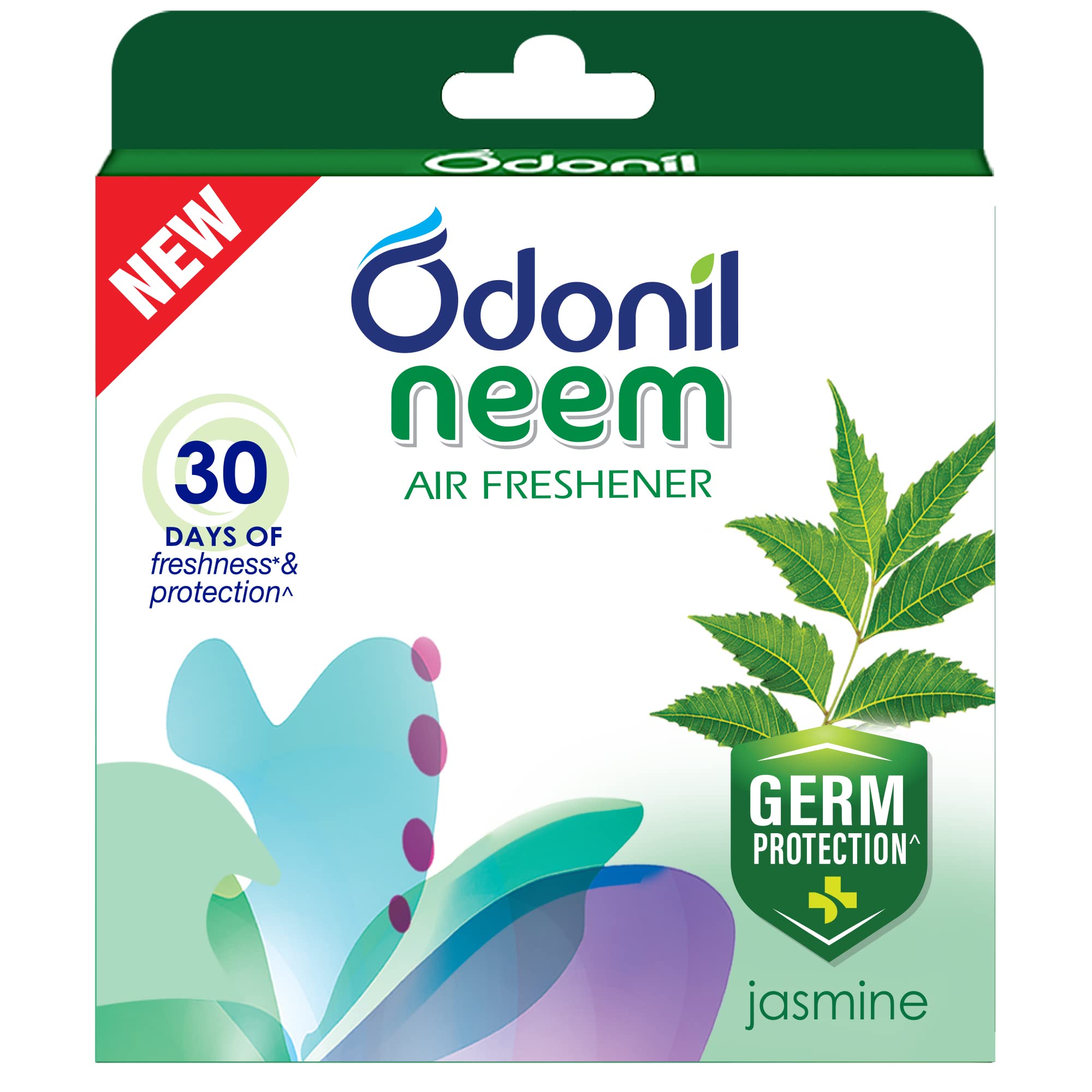 Odonil Bathroom Air Freshener Blocks Neem Jasmine Mist - 48gm
