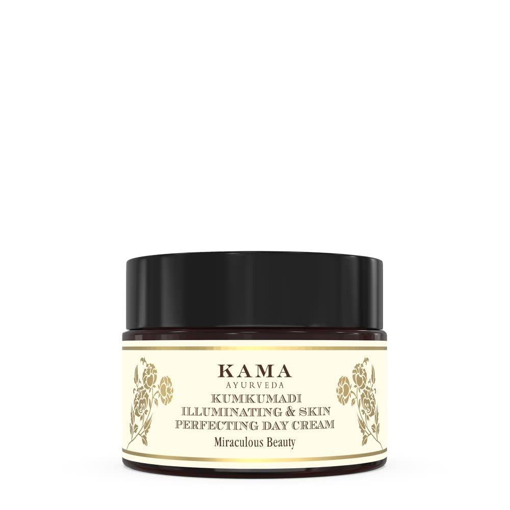 Kama Ayurveda Kumkumadi illuminating day cream jar packaging