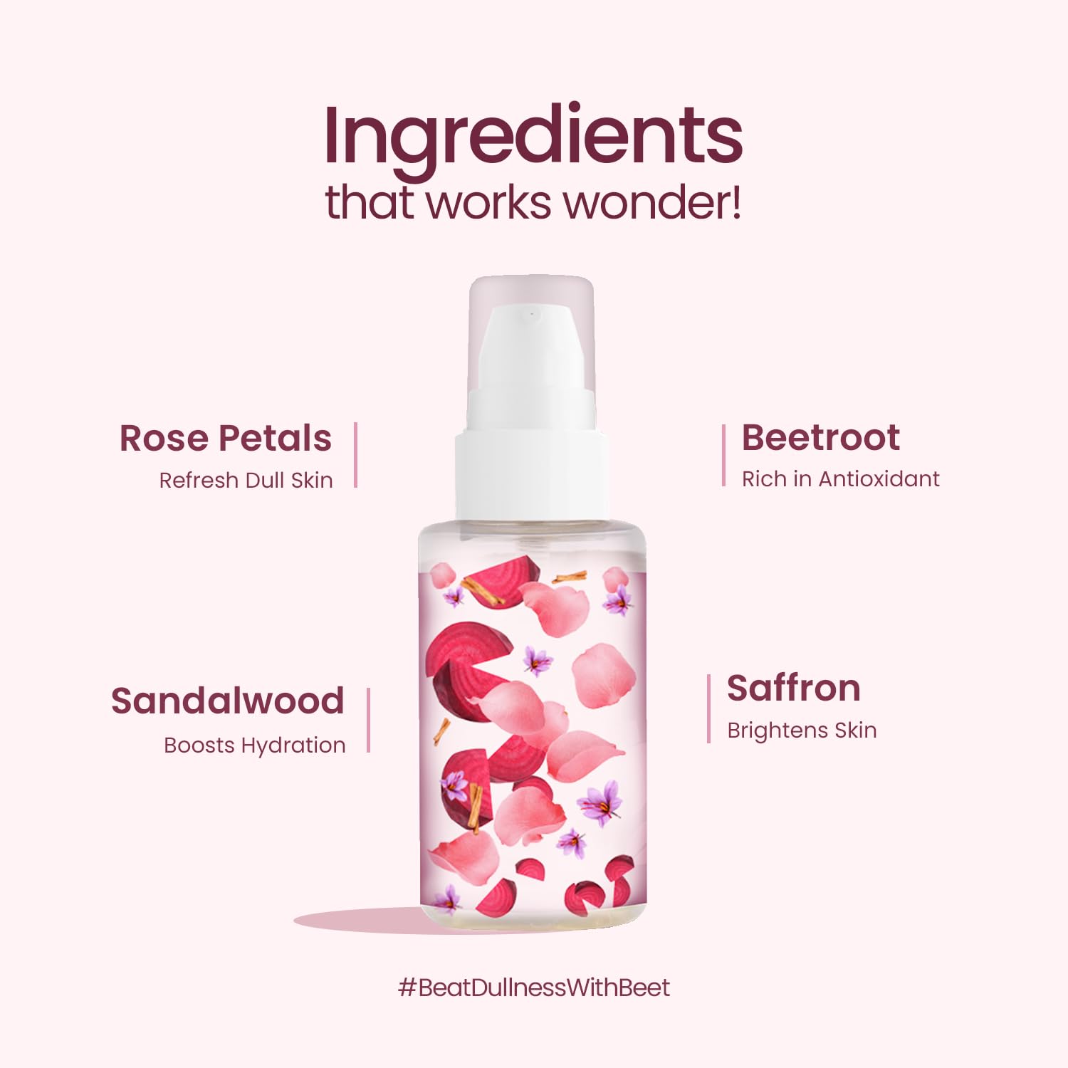 Mother Sparsh Rose & Beetroot Face Oil for Dull, Dry & Uneven skin – view 3