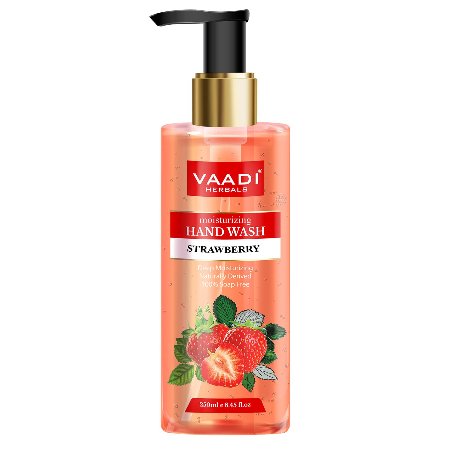 Vaadi Herbals Deep Moisturizing Strawberry Hand Wash - 250 ml – view 2