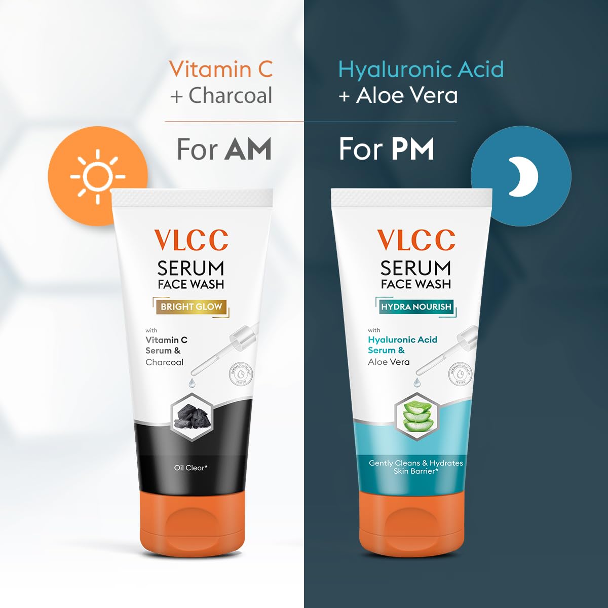 VLCC Vitamin C & Charcoal Serum Facewash - 150 ml for Oil Control & Brightening for AM – view 3