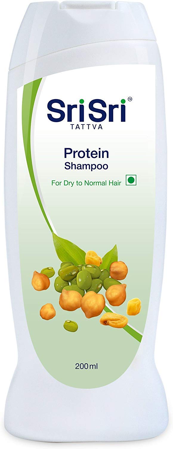 Sri Sri TATTVA protein shampoo three-bottle pack front view