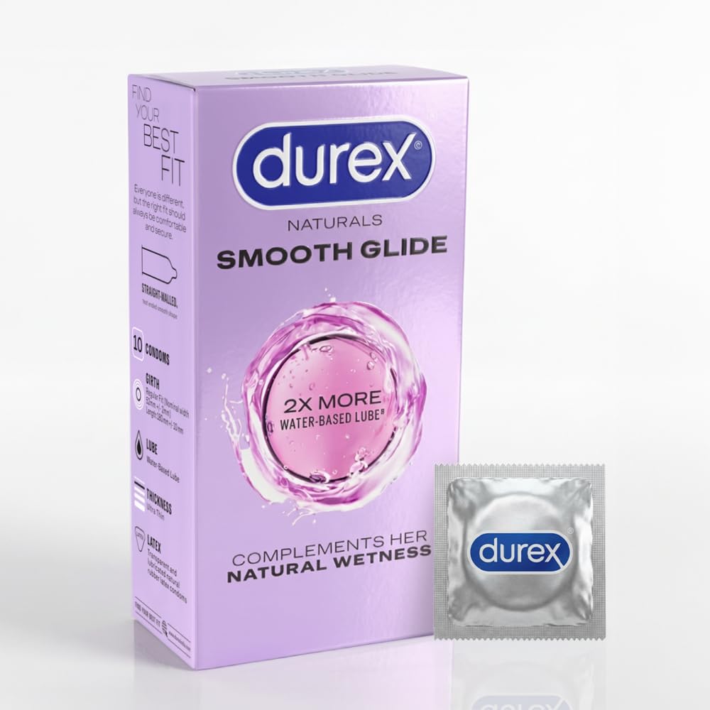 Durex ultra thin smooth glide condoms pack of 10