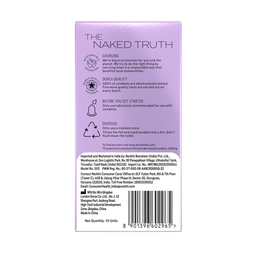 Durex Naturals Smooth Glide Condoms for Men - 10 Count – view 9