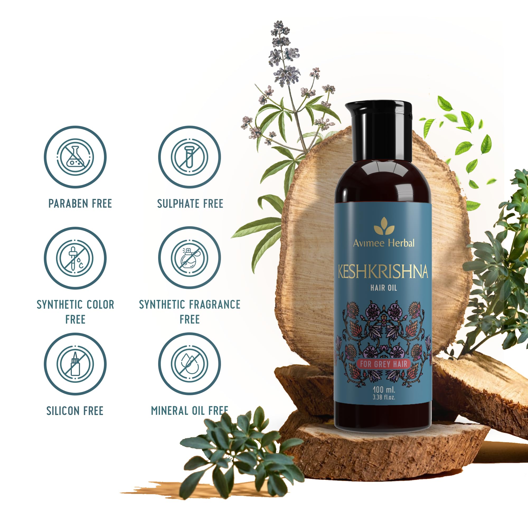 Avimee Herbal Keshkrishna Hair Oil – view 5