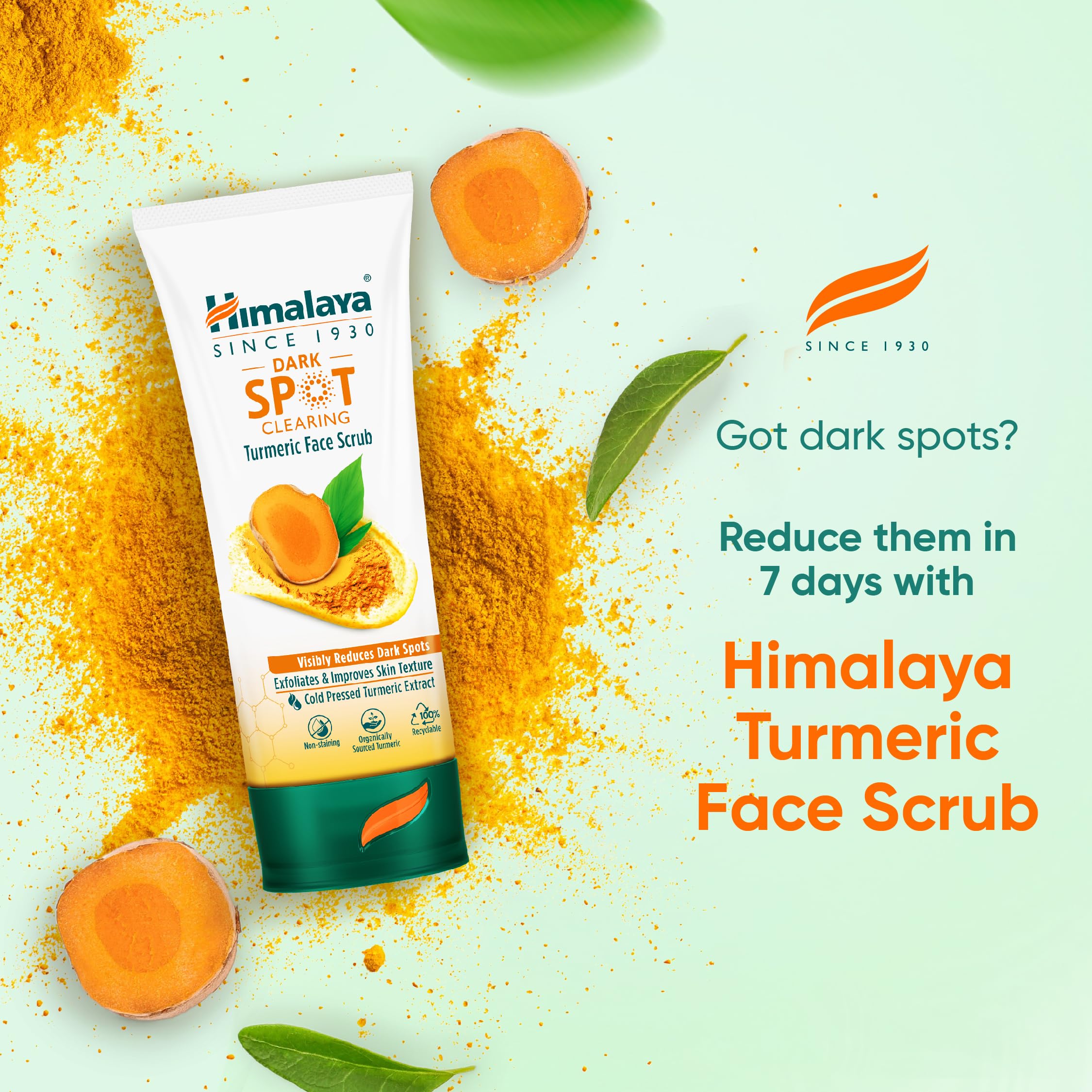 Himalaya Dark Spot Clearing Turmeric Face Scrub – view 2
