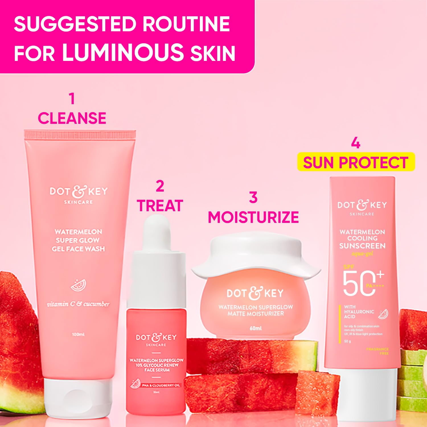 Dot & Key Watermelon Hyaluronic Cooling Sunscreen SPF 50 PA+++ – view 7