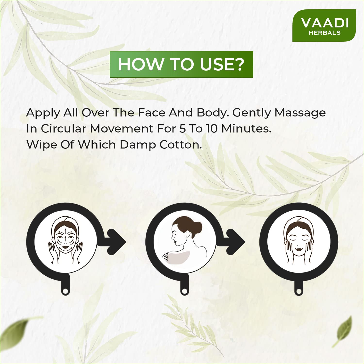 Vaadi Herbals Face and Body Scrub with Walnut and Apricot, 110g – view 3