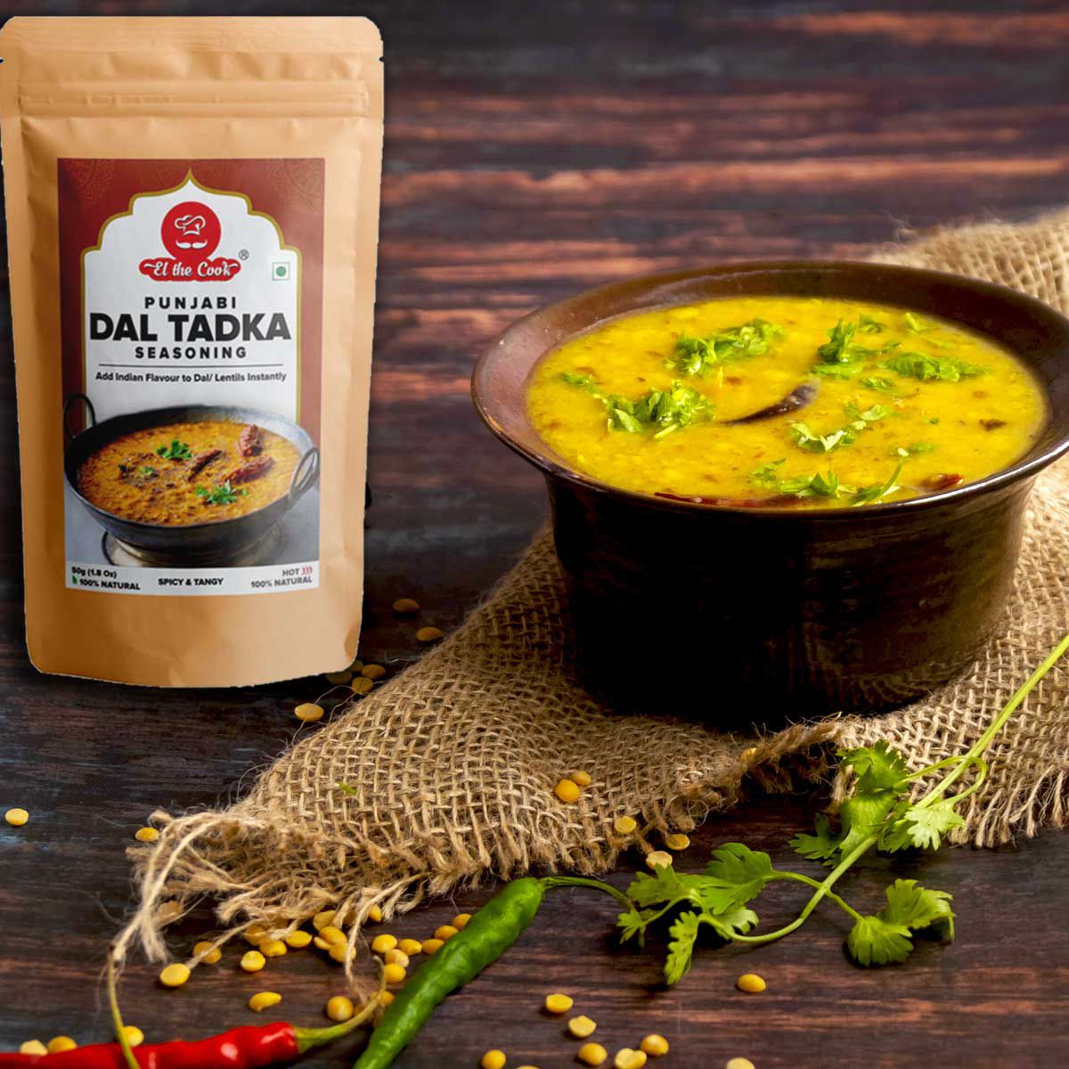 El The Cook Punjabi Dal Tadka Sachet, 2 x 50g – view 4