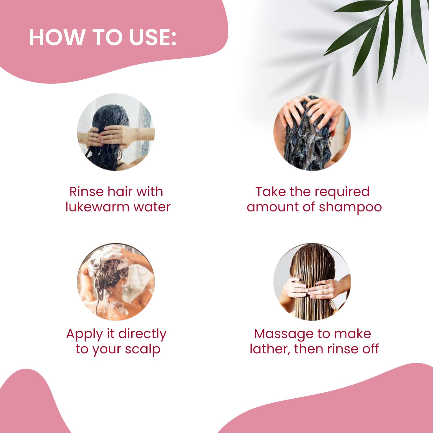NutriGlow NATURAL'S Advanced Pro Formula Wine Shampoo for Hair fall Control, Sulphate Free Women and Men All Hair Types, 150ml – view 4