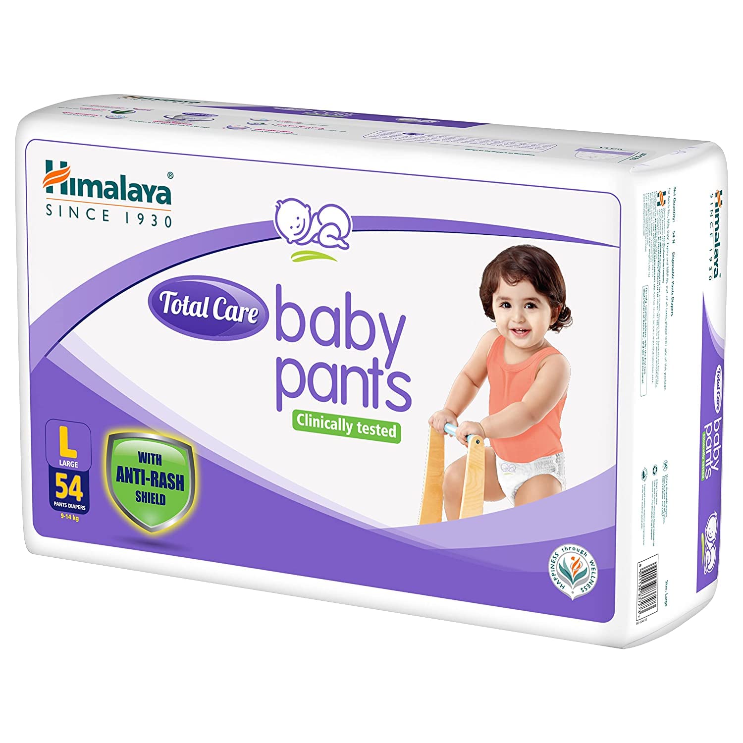 Himalaya Total Care Baby Pants Diapers, Large (9 - 14 kg), 54 Count – view 4