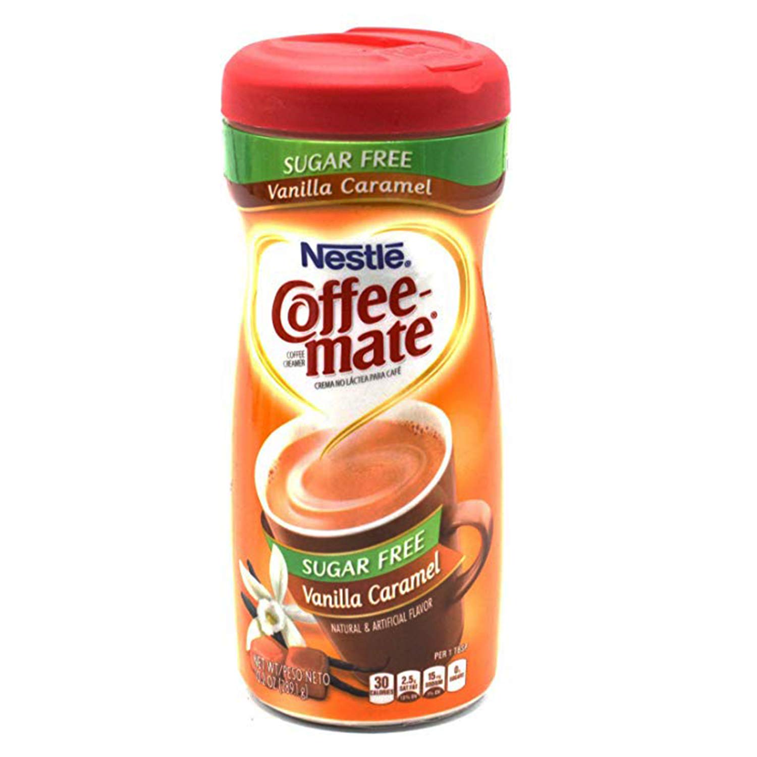 Nestlé Coffee Mate sugar free vanilla caramel bottle 289 g