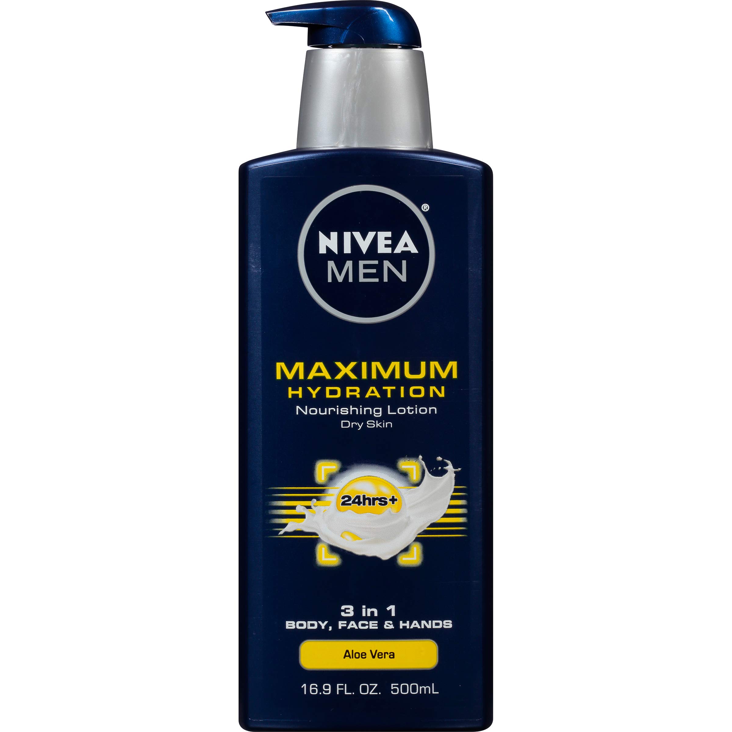 Nivea Men body lotion bottle for dry skin hydration