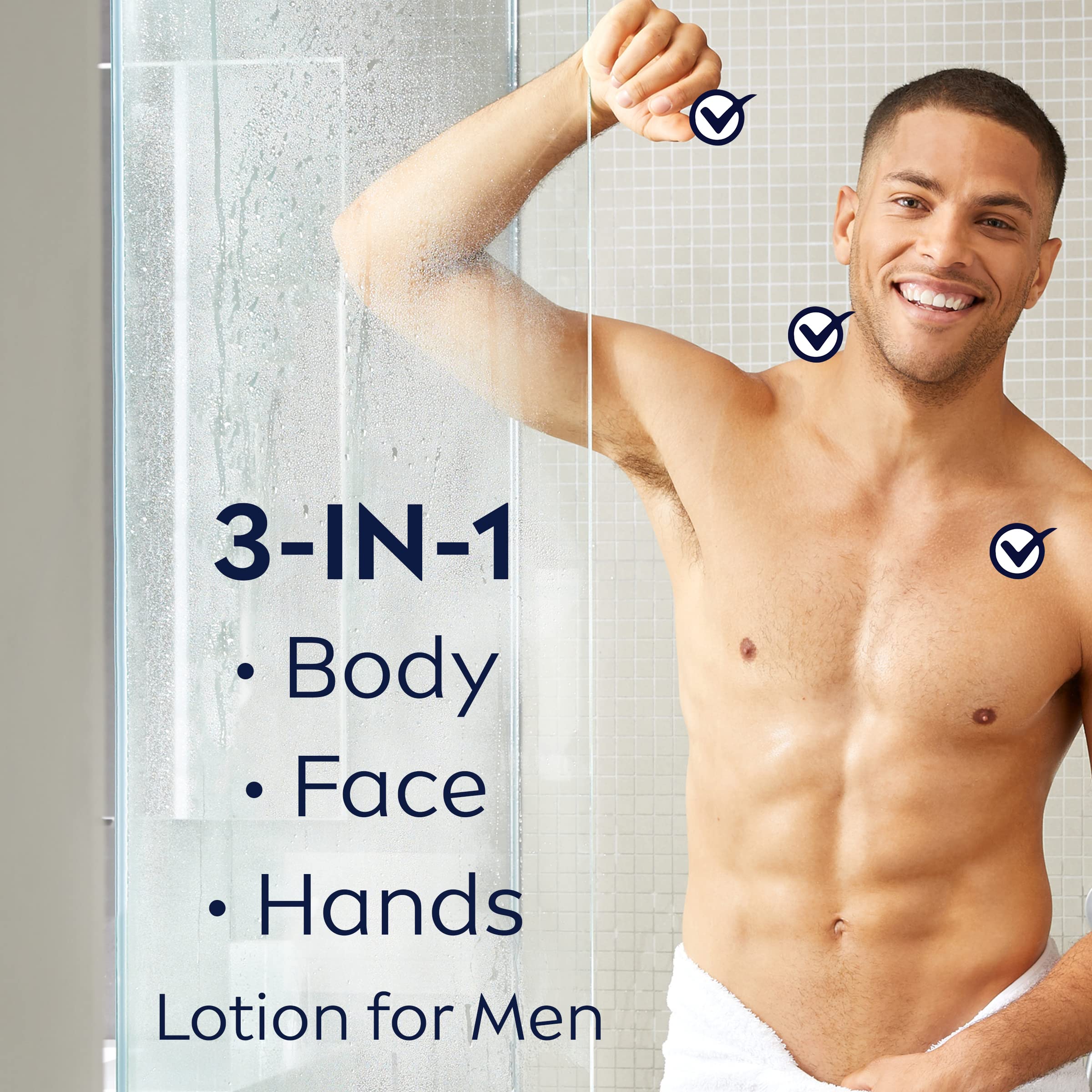 NIVEA Men Maximum Hydration 3 in 1 Nourishing Lotion 16.9 Fluid Ounce – view 2