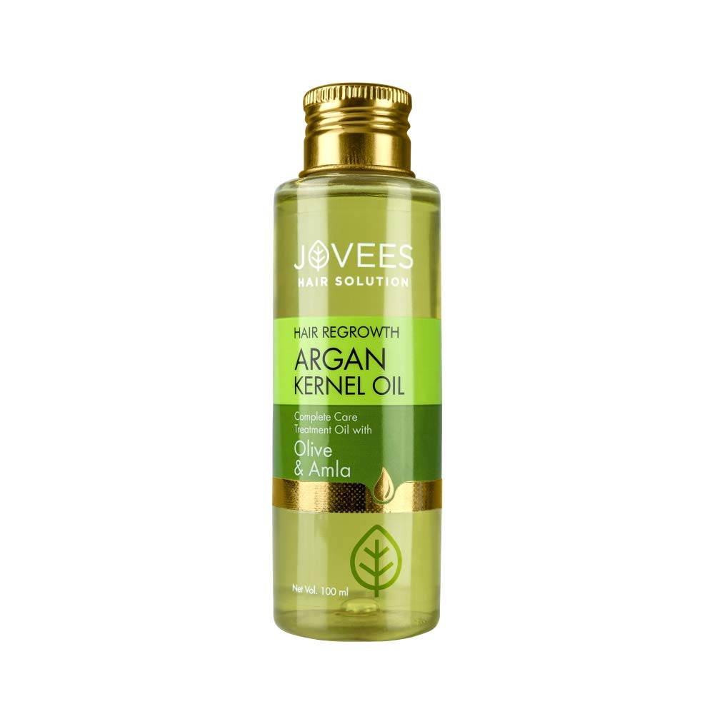 Jovees hair growth argan kernel oil bottle for all hair types
