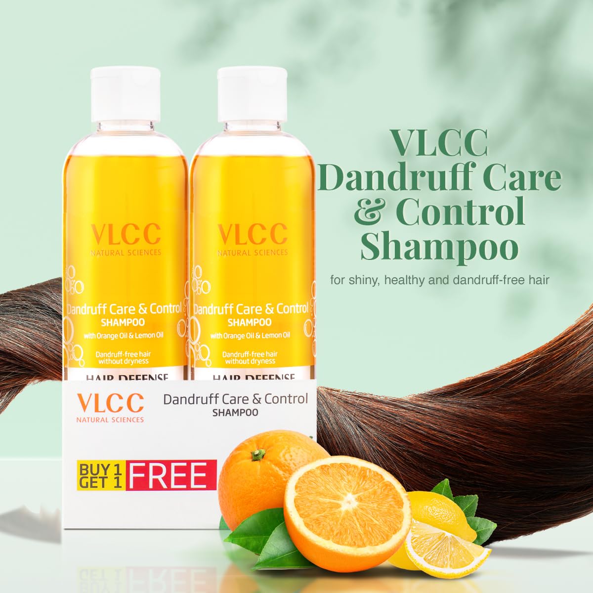 VLCC Dandruff Care & Control Shampoo - B1G1 - 350ml X 2 (700ml) – view 5