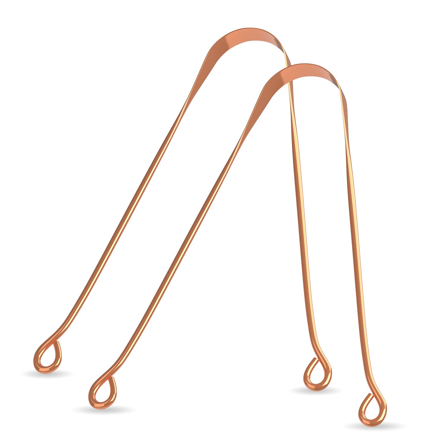 Zandu Copper Tongue Cleaner (Pack of 2) :An Anti-Microbial Tongue Cleaner for Managing Oral Health – view 2