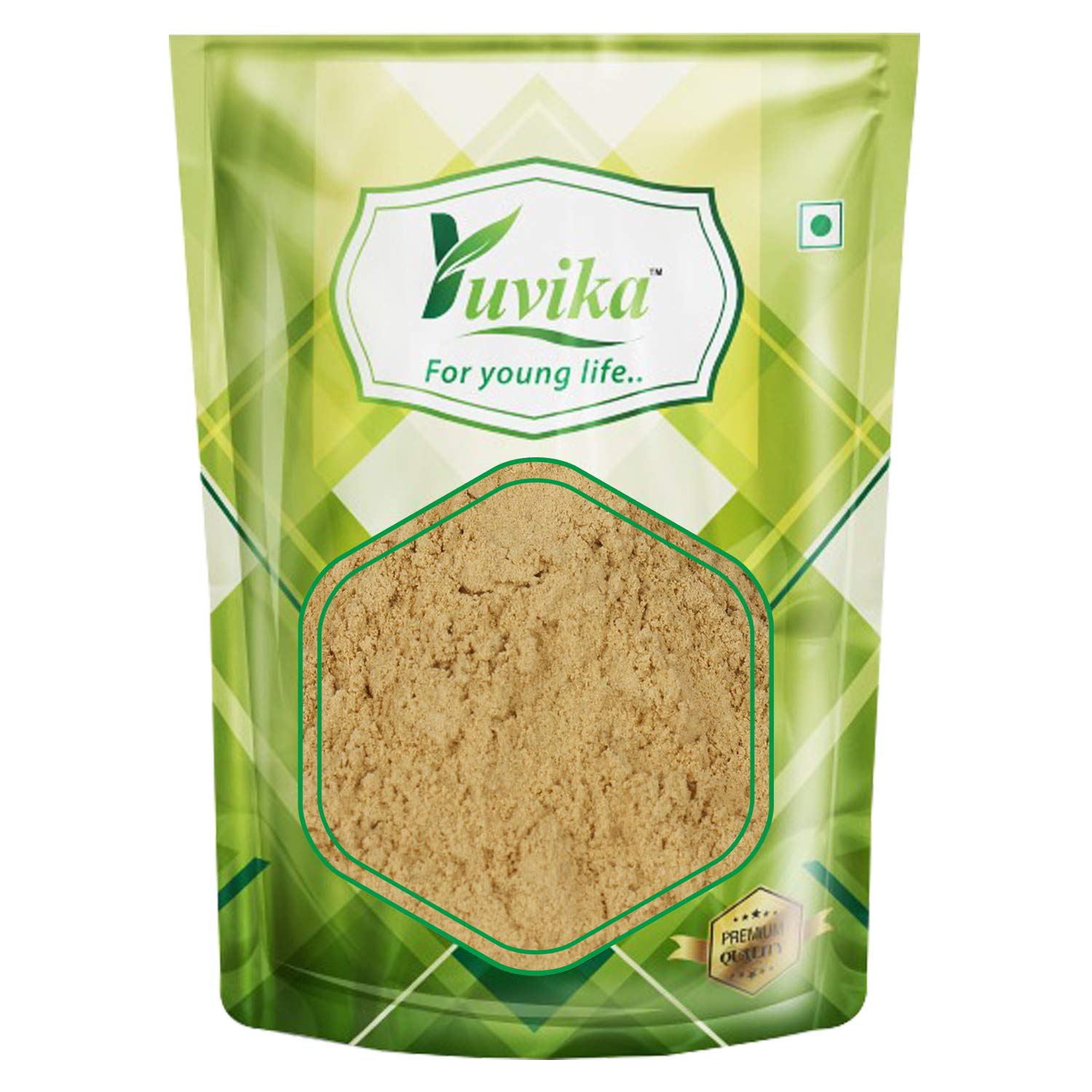 Front pack of Yuvika Haritaki Powder 200 gram bag