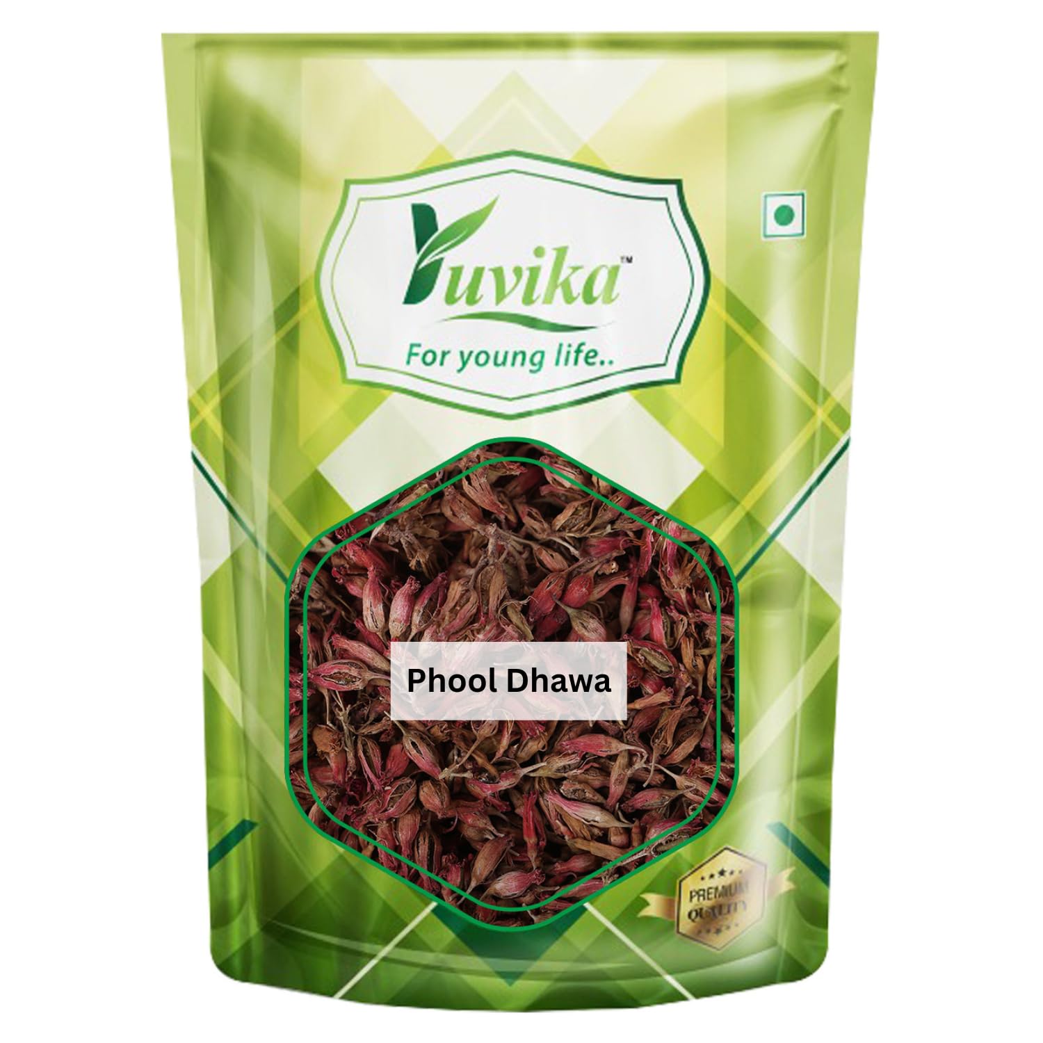 Yuvika Dhataki Phool whole herb bag in 100 gram pack
