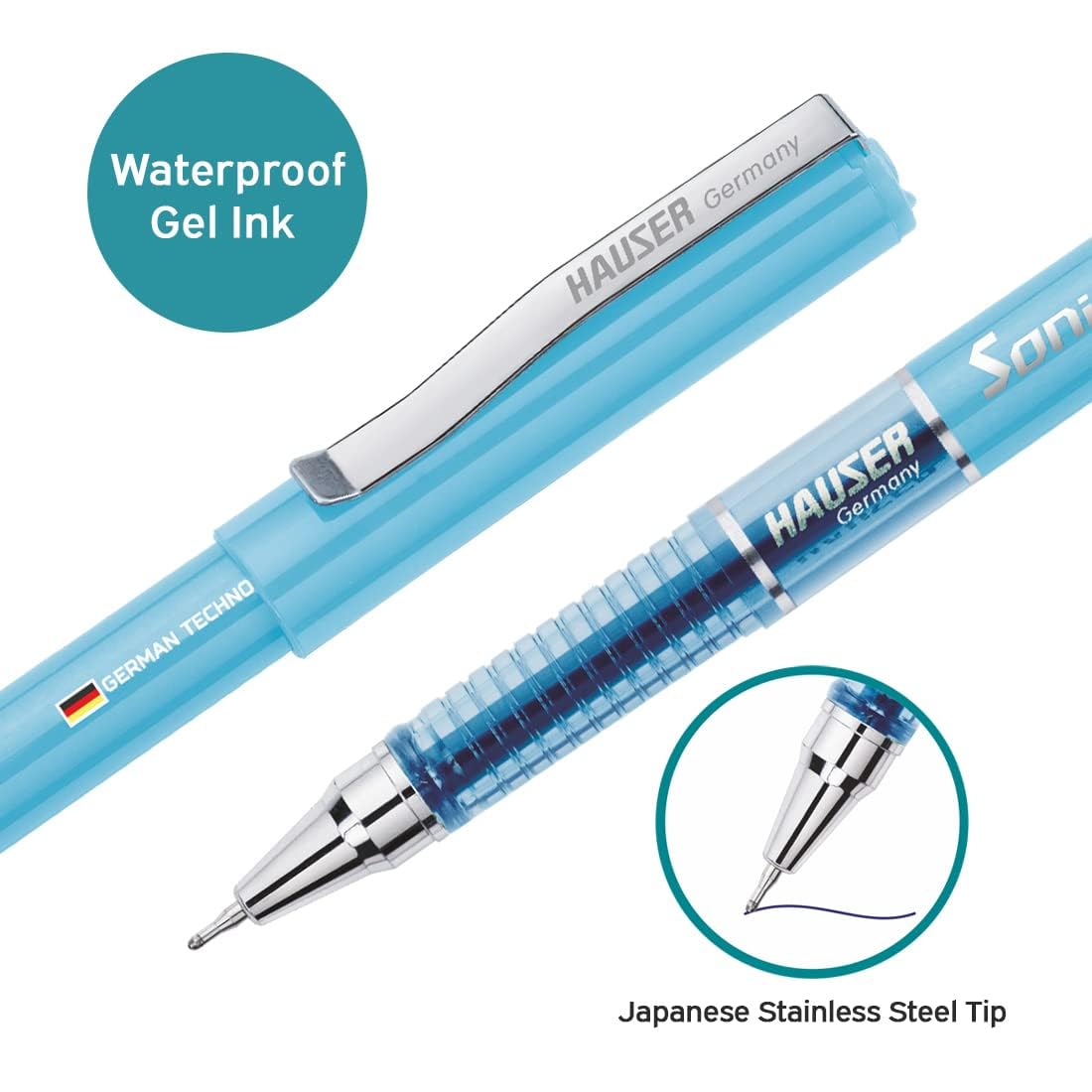 Hauser Sonic 0.55mm Gel Pen Blister Pack – view 4