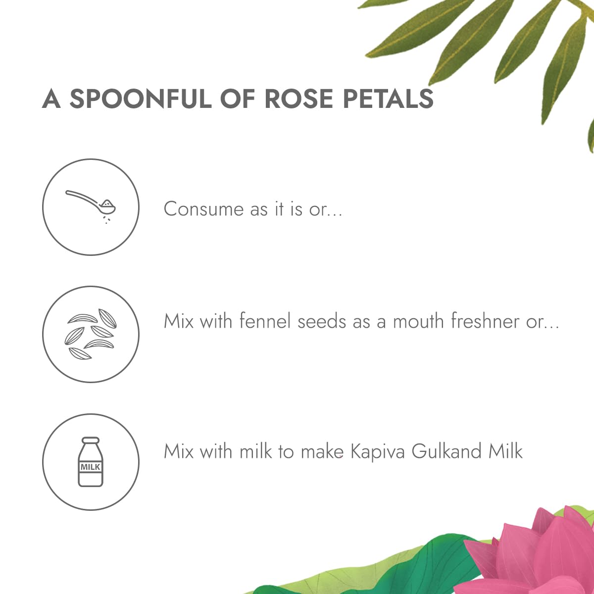 Kapiva Organic Gulkand 300gms (Rose Petal Jam) – view 5