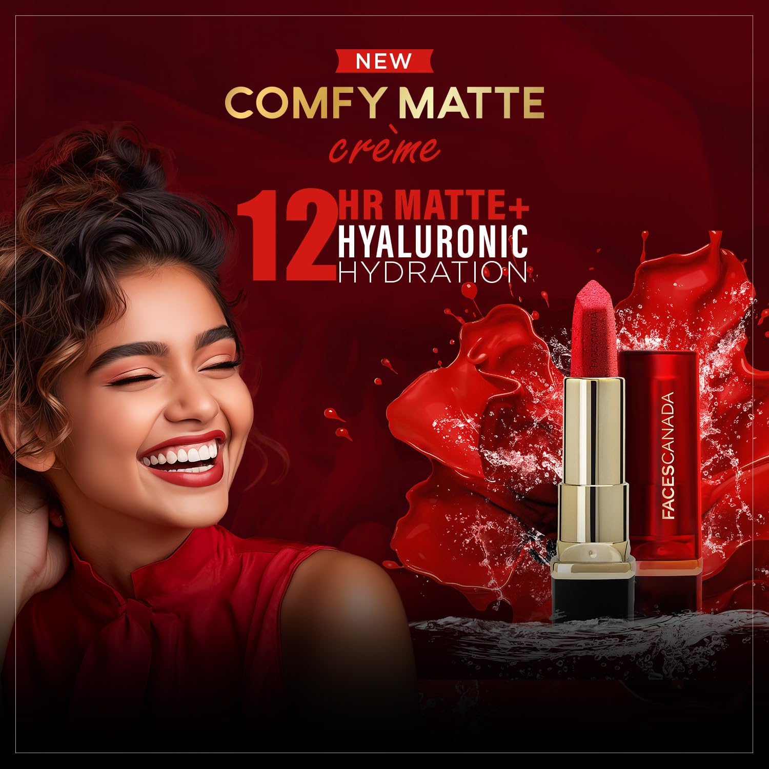 FACESCANADA Comfy Matte Creme Lipstick - Not A Quitter, 4.2G – view 3