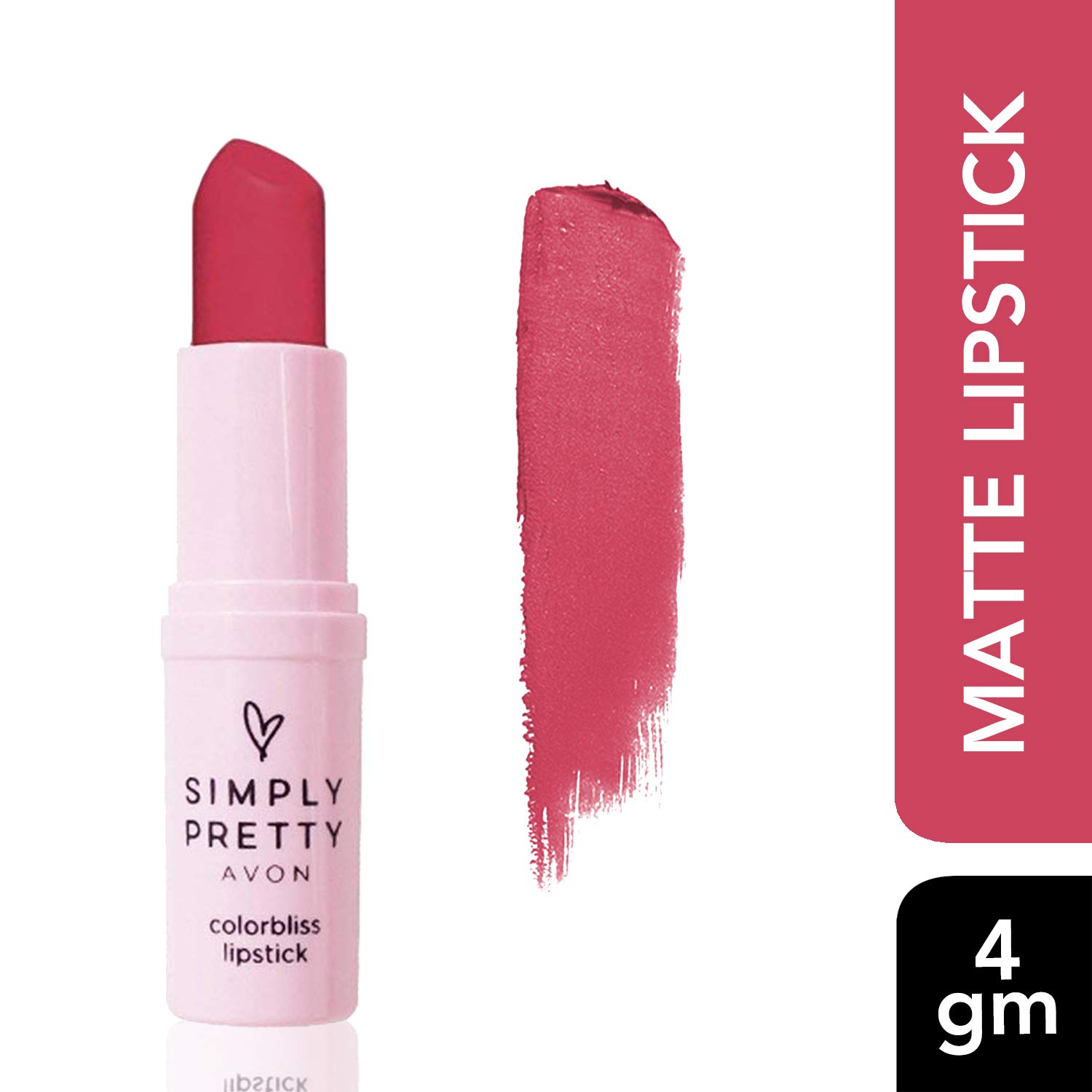 AVON Simply Pretty Colorbliss Matte Lipstick - Classic Red, 4 g – view 2