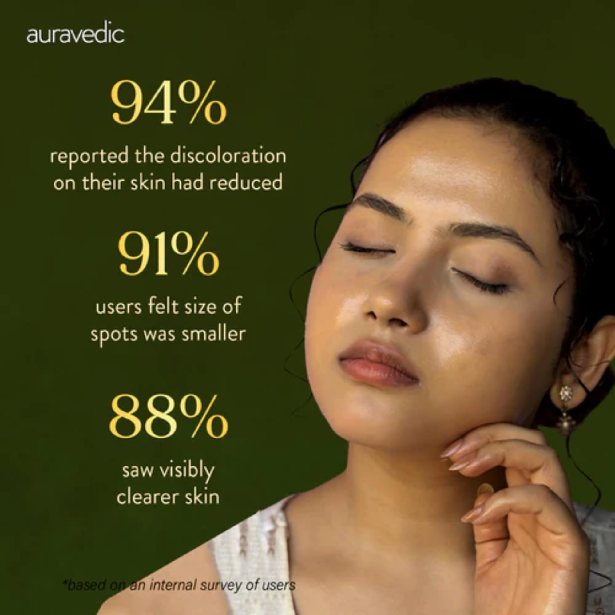 Auravedic Kumkumadi Tailam Face Oil 30 ml Kumkumadi oil for Face Serum for Glowing Skin Brightening Radiant Youthful Glow – view 7